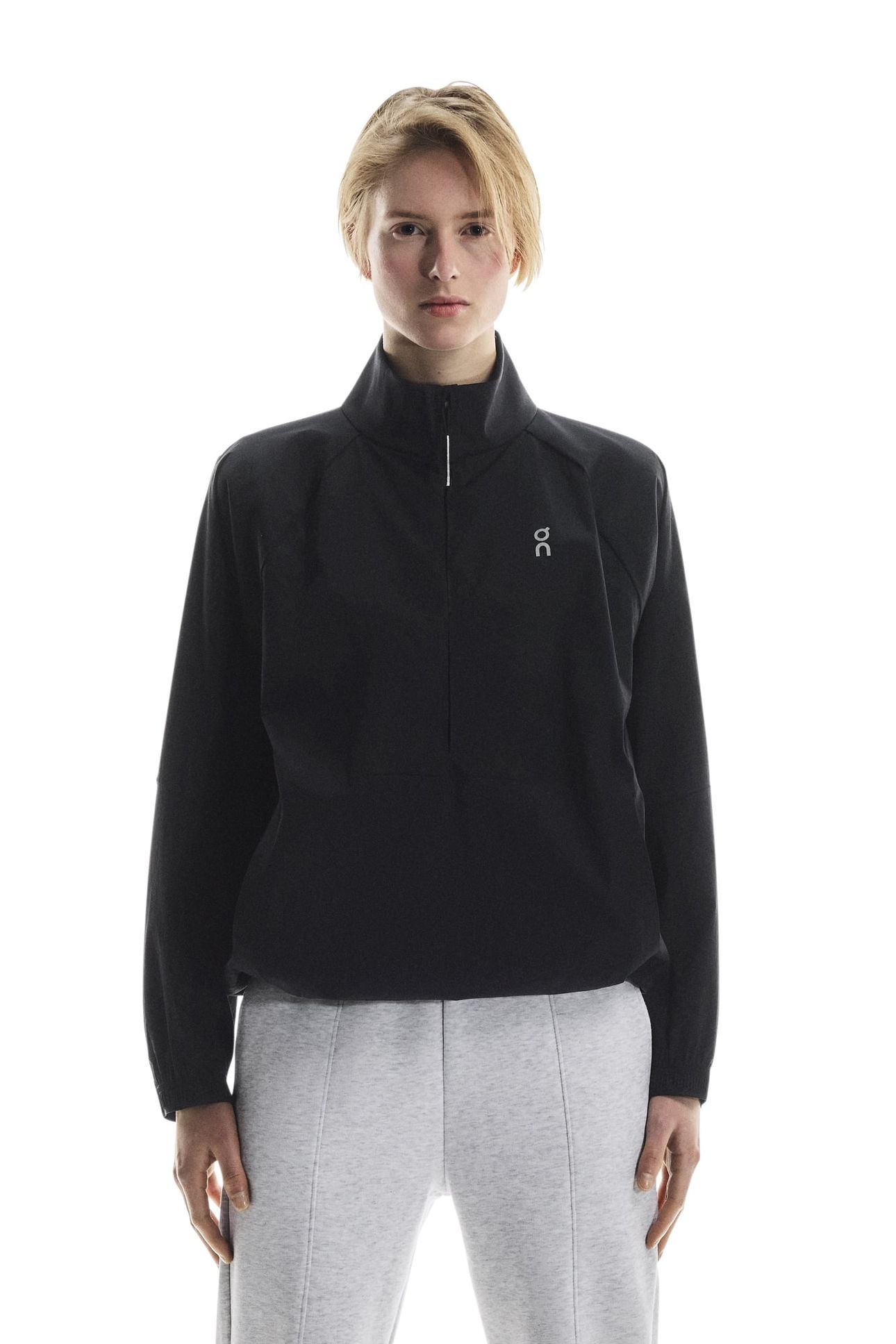 ALL-DAY 1/2 ZIP JACKET 1 BLACK 1