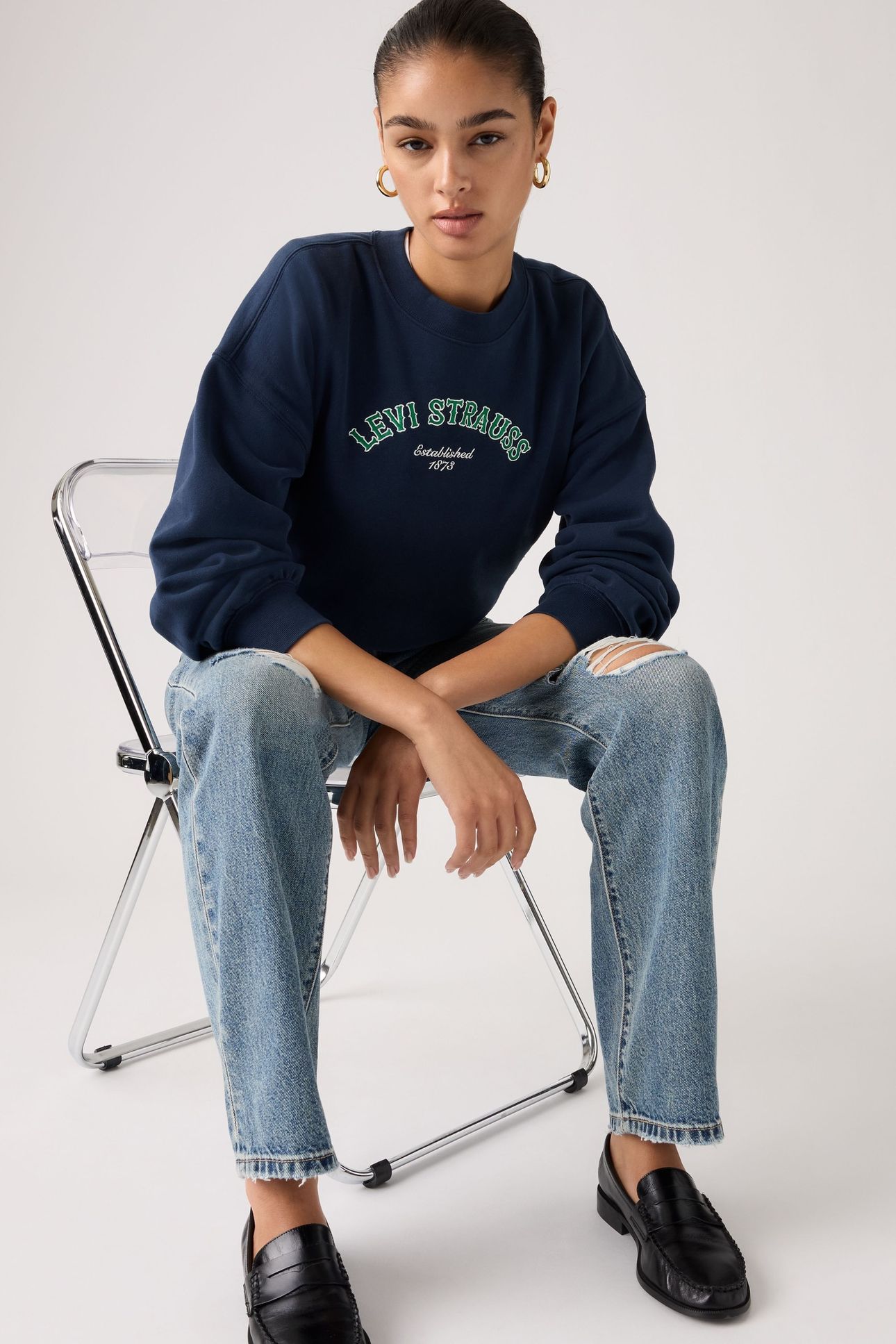 GRAPHIC VINTAGE BOXY SWEATSHIRT 5