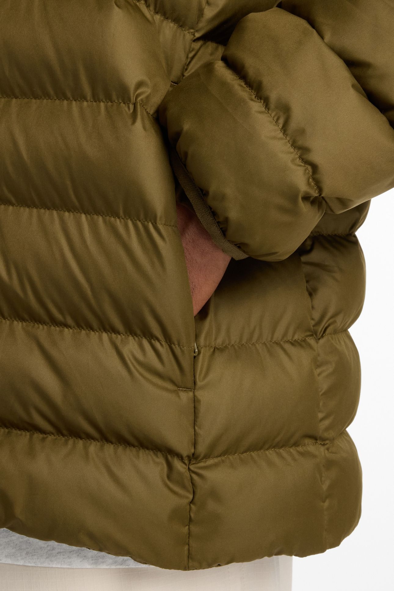 SPORT ESSENTIALS HOODED PUFFER WOODLAND 8