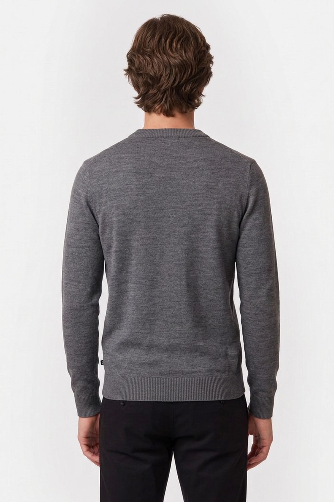 OKNIT KNITWEAR GREY MELANGE 2