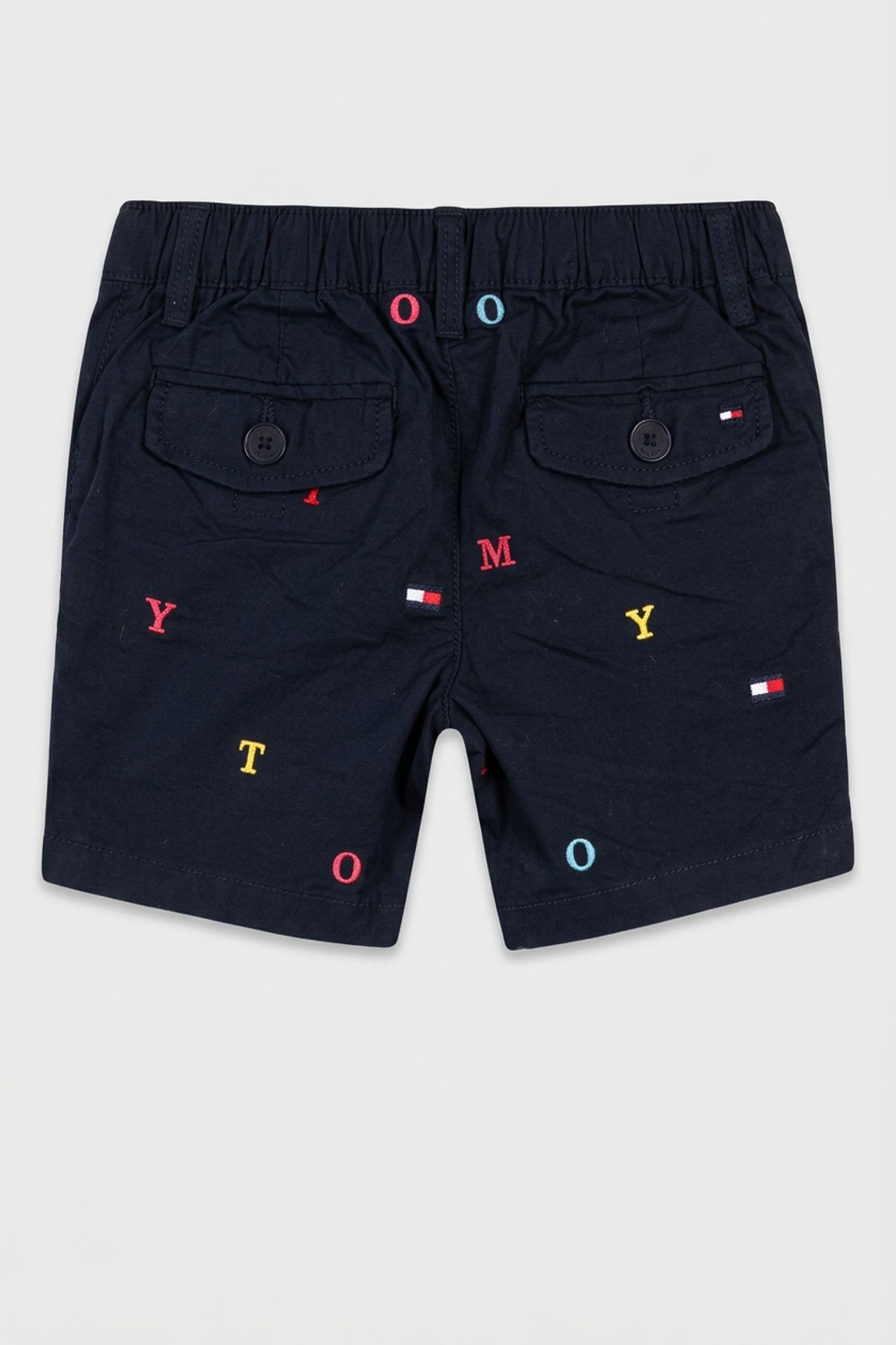 BOYS TMMY EMBR SHORTS DESERT SKY 3