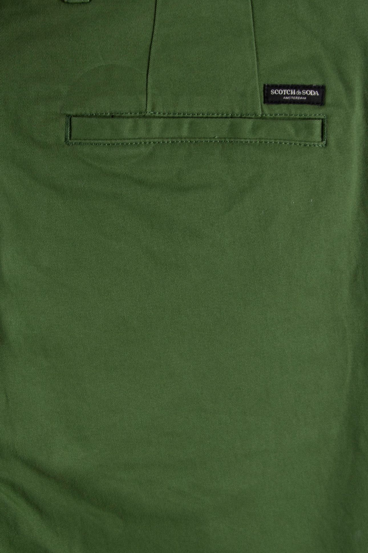 SEASONAL CORE STUART COTTONBLEND TWILL CHINO DARK GREEN 5