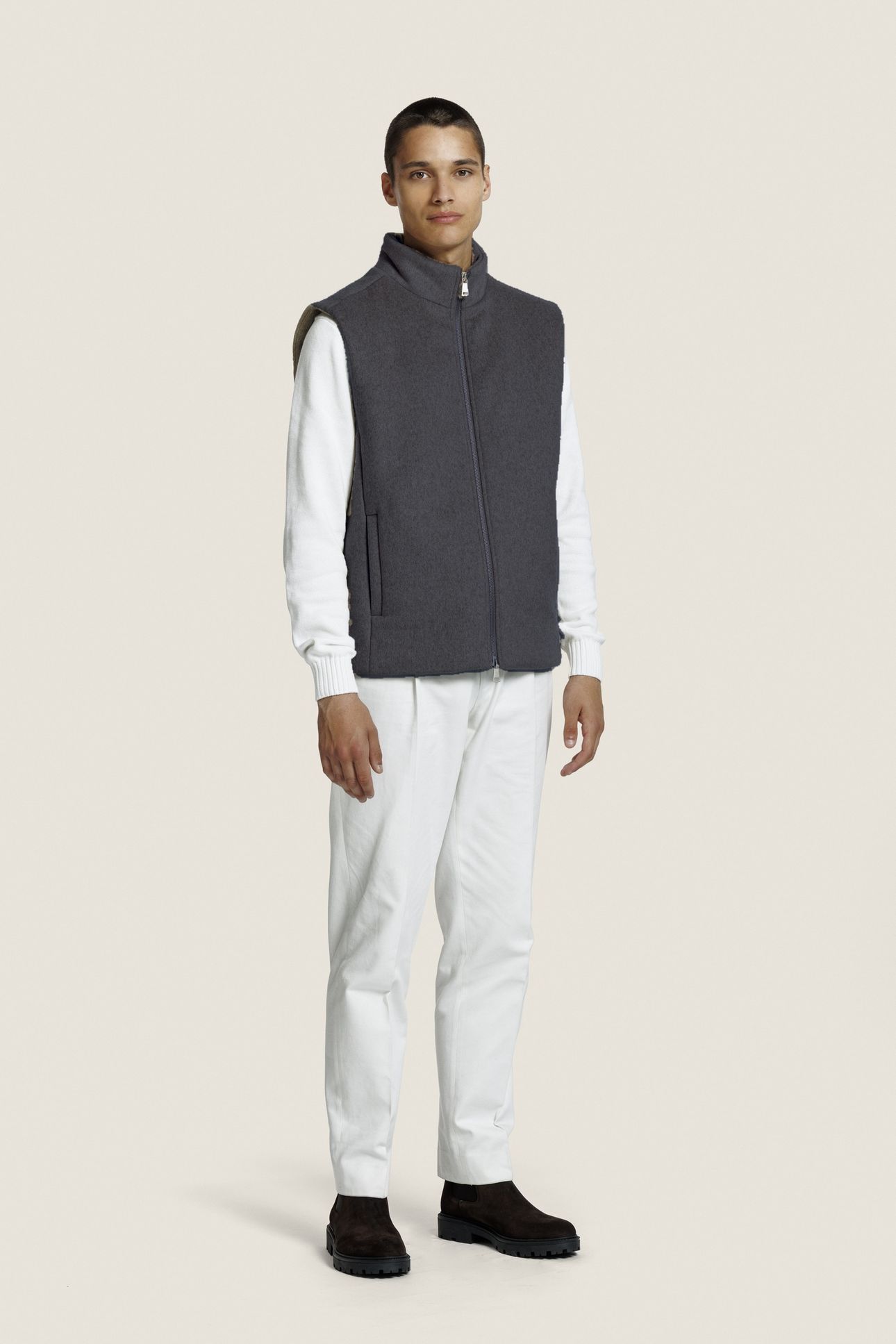 AXEL BODYWARMER D. GREY MELANGE 1