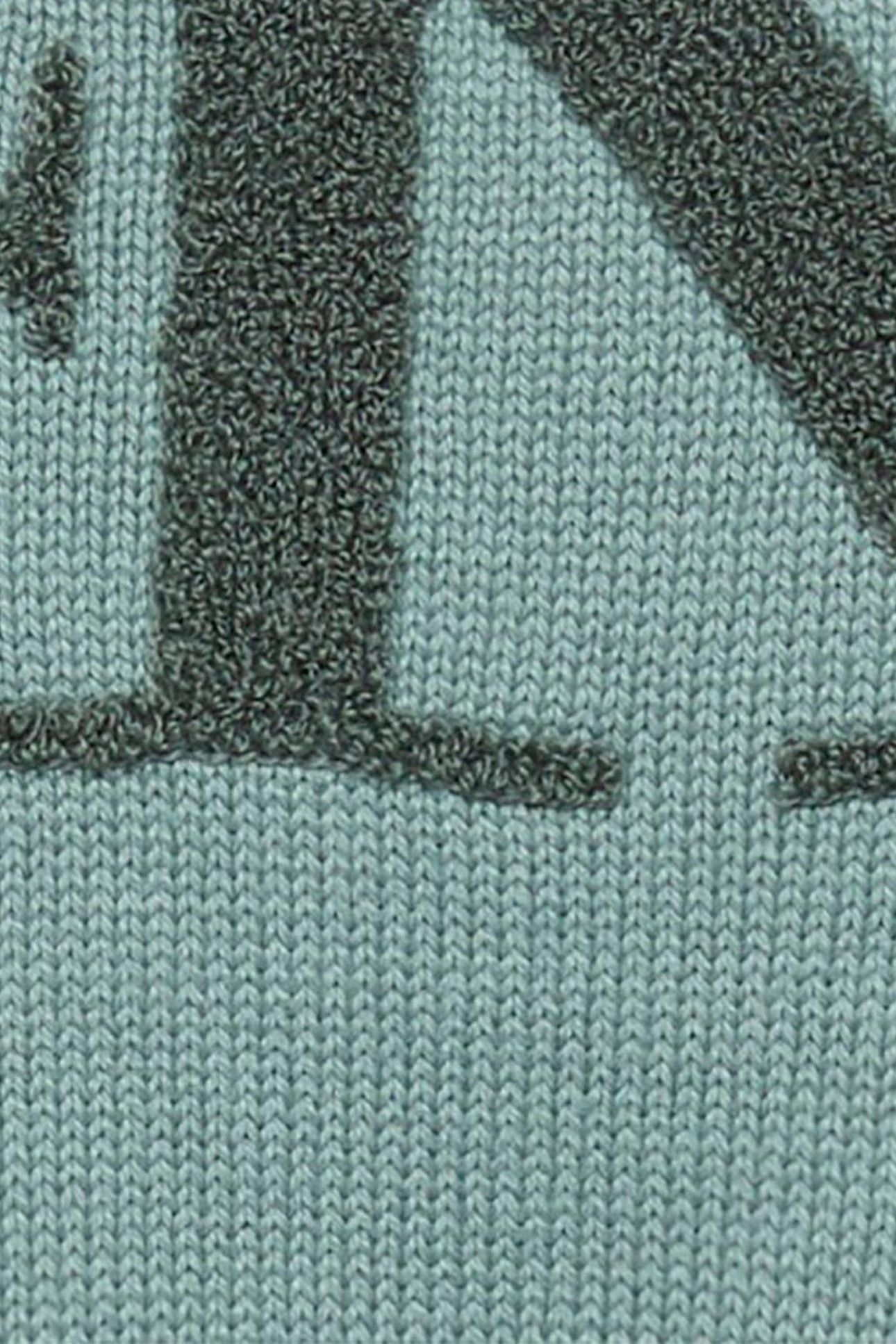 CHUNKY COTTON GRAPHIC SWEATER AUTUMN GREEN 4