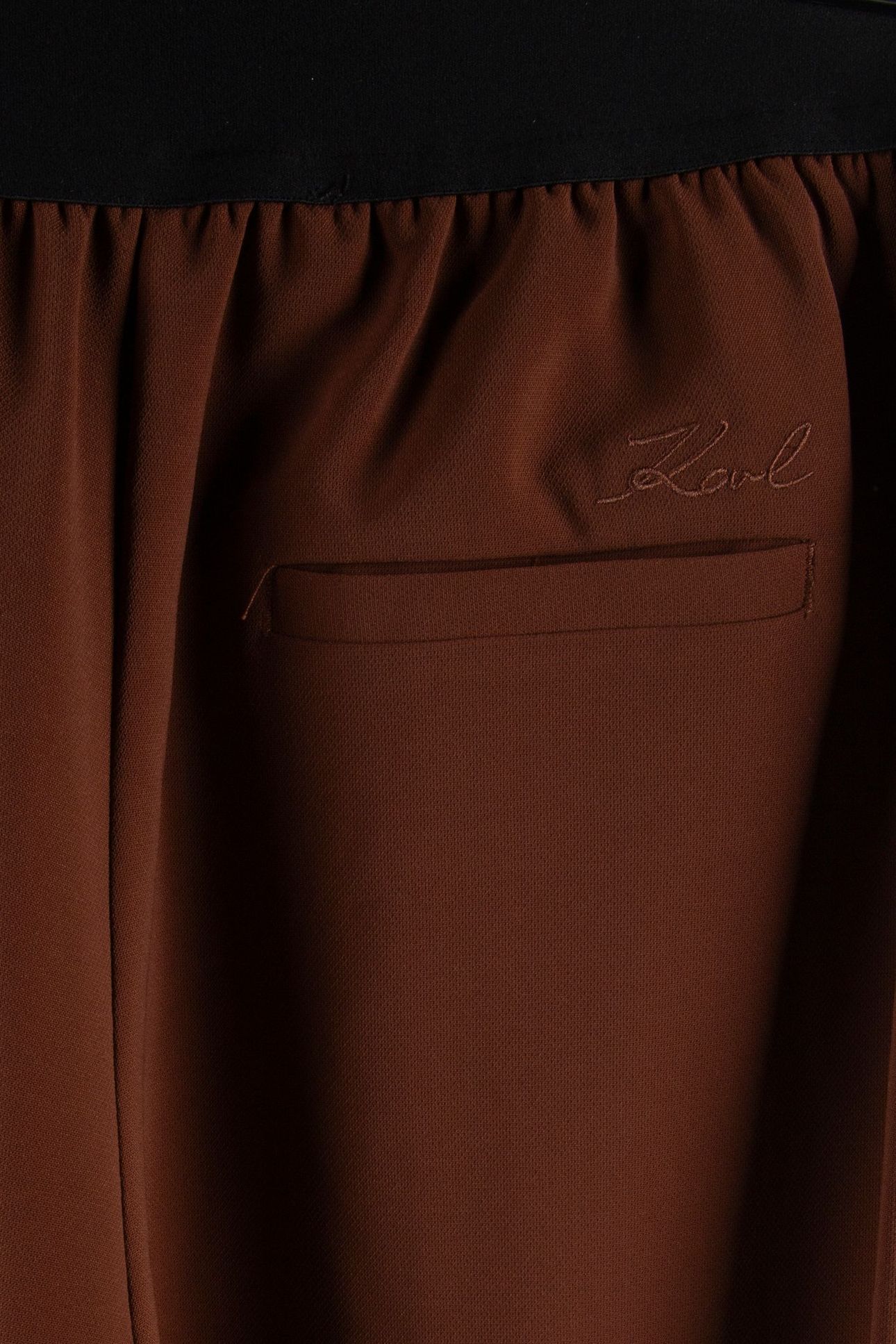 CADY ELASTIC WAIST PANTS FRIAR BROWN 5
