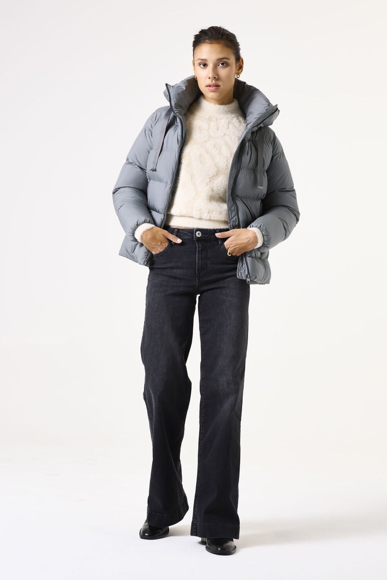 LADIES OUTDOOR JACKET DARK SAGE 2