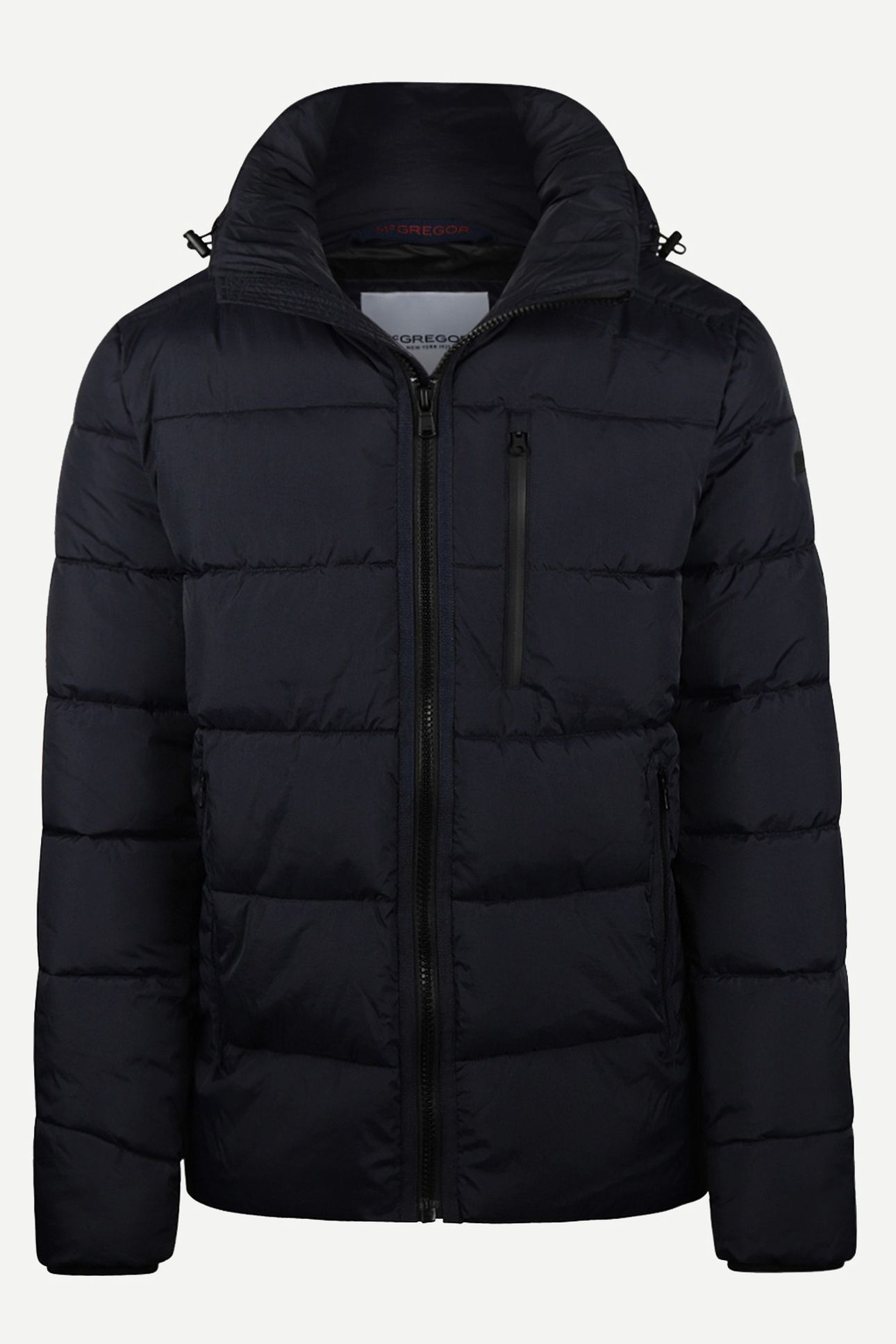 HOODED BOMBER JACKET NAVY 6
