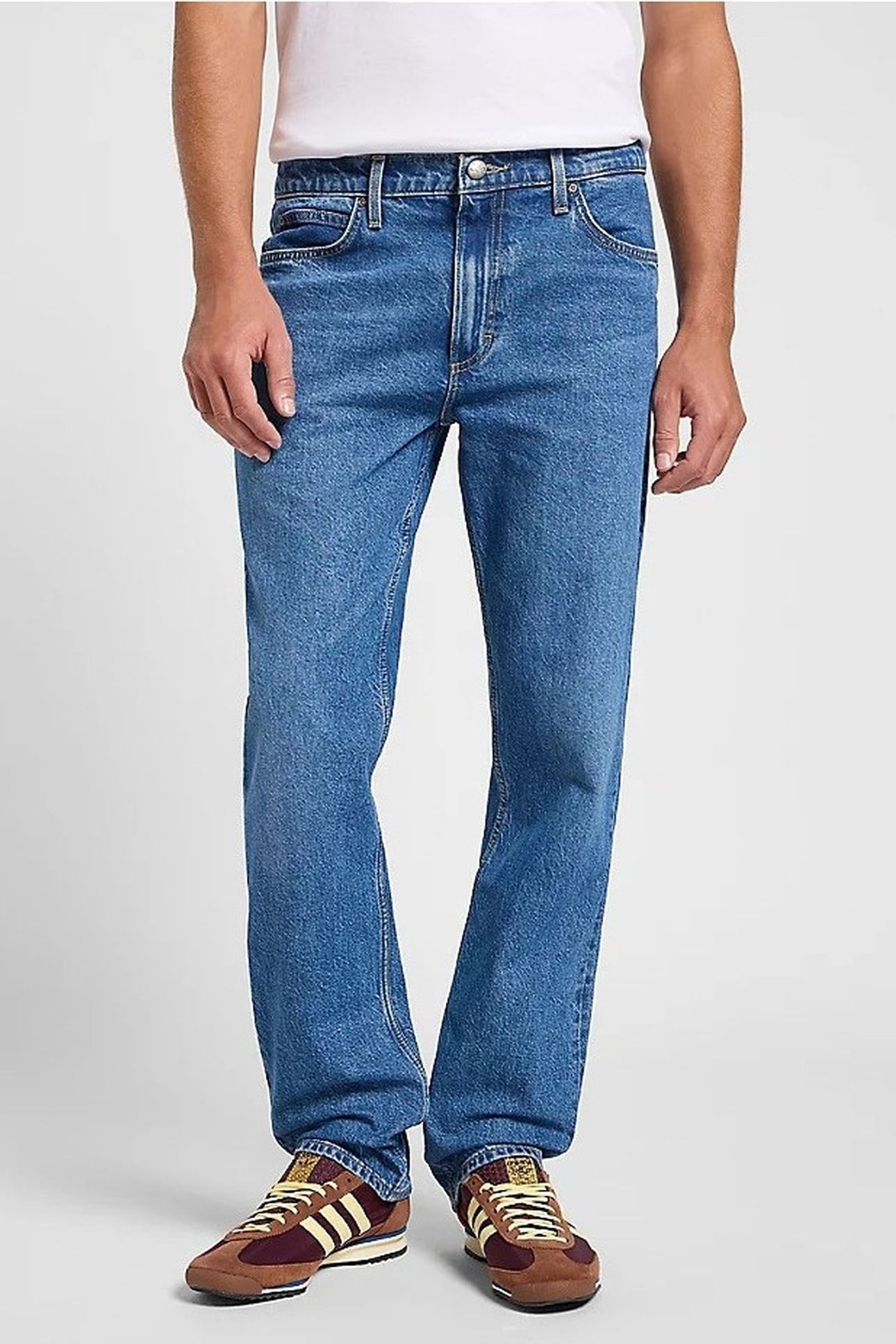 WEST BLUE BEAM REGULAR STRAIGHT JEANS DENIM BLUE 1
