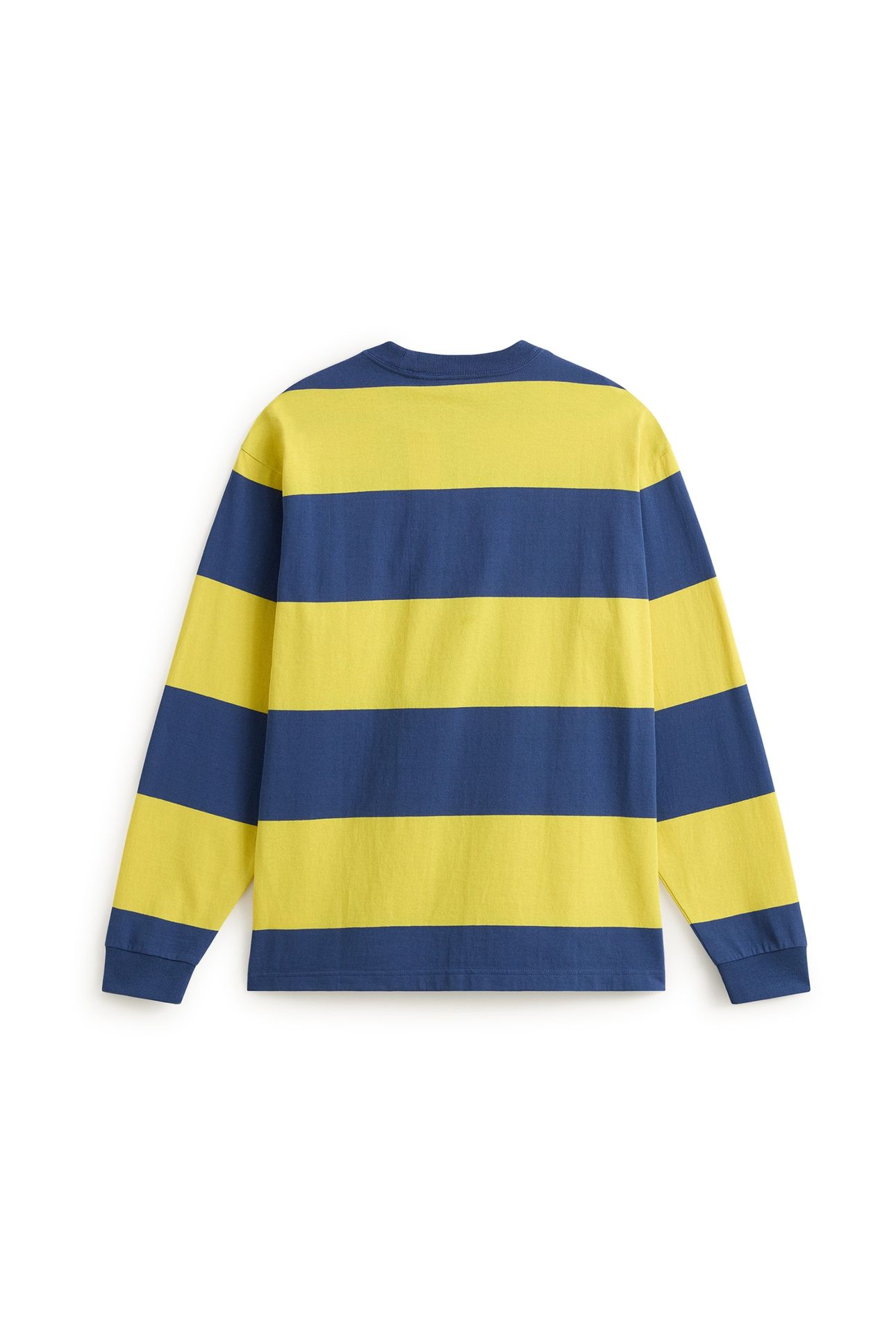 RUGBY STRIPE LS KNIT DUSTY GOLD 4