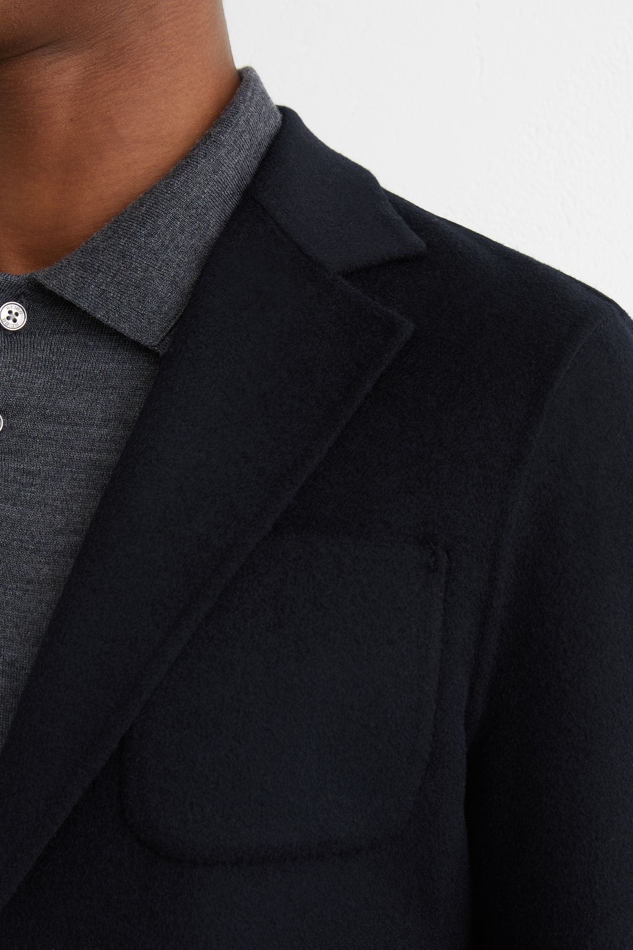 SB 2B NOTCH SPLITABLE WOOL BLAZER NAVY 5