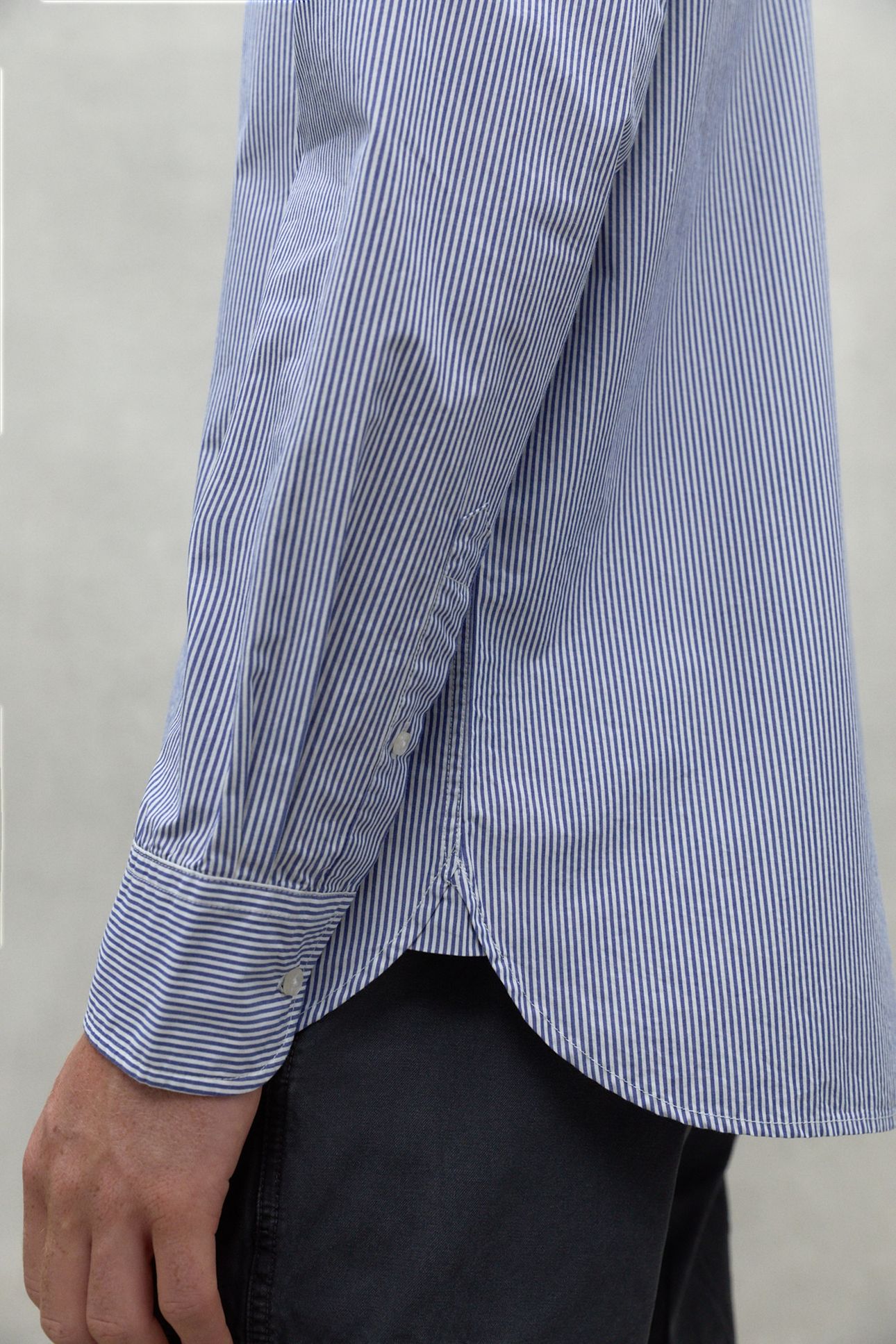 ALFREDOALF SHIRT WHITE + DEEP NAVY 7