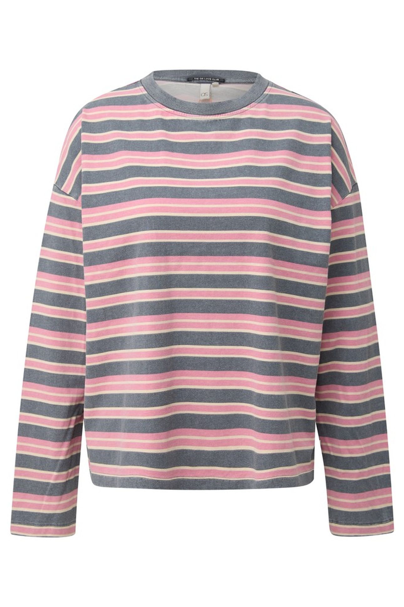 S.OLIVER-QS T-SHIRTS GREY/BLACK 4