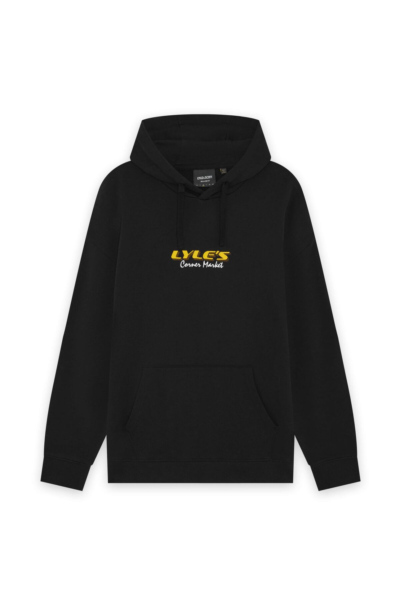 RECEIPT GRAPHIC HOODIE JET BLACK 4