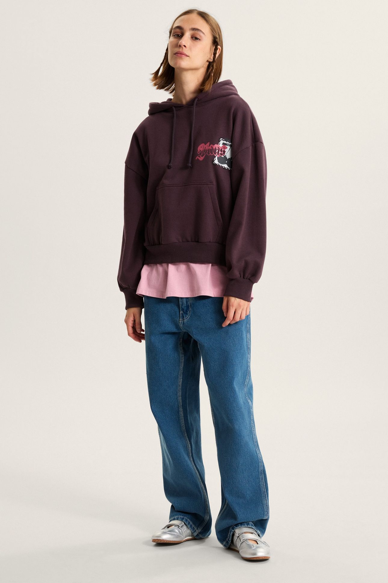CHERRYRISE RETRO HOODIE DARK PORT 3
