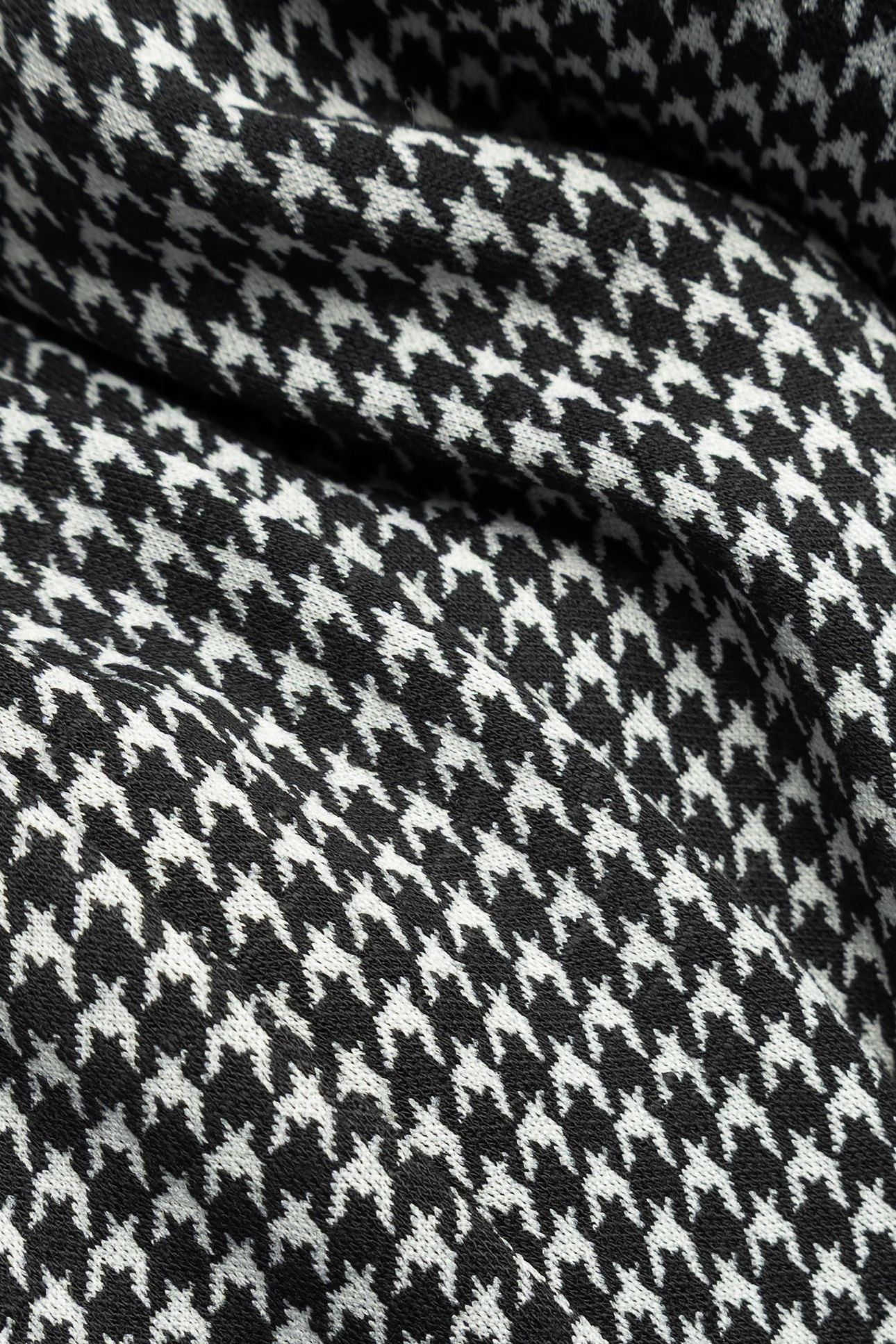 BLACK HOUNDSTOOTH BACK/FRONT REVERSIBLE DRESS 6