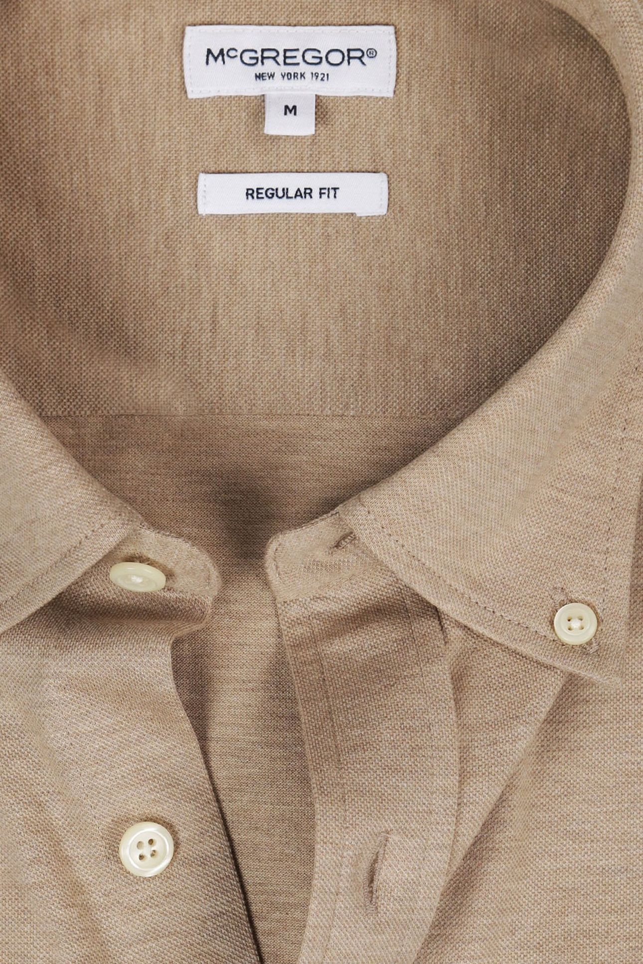 STRETCH PIQUE SHIRT SAND 10