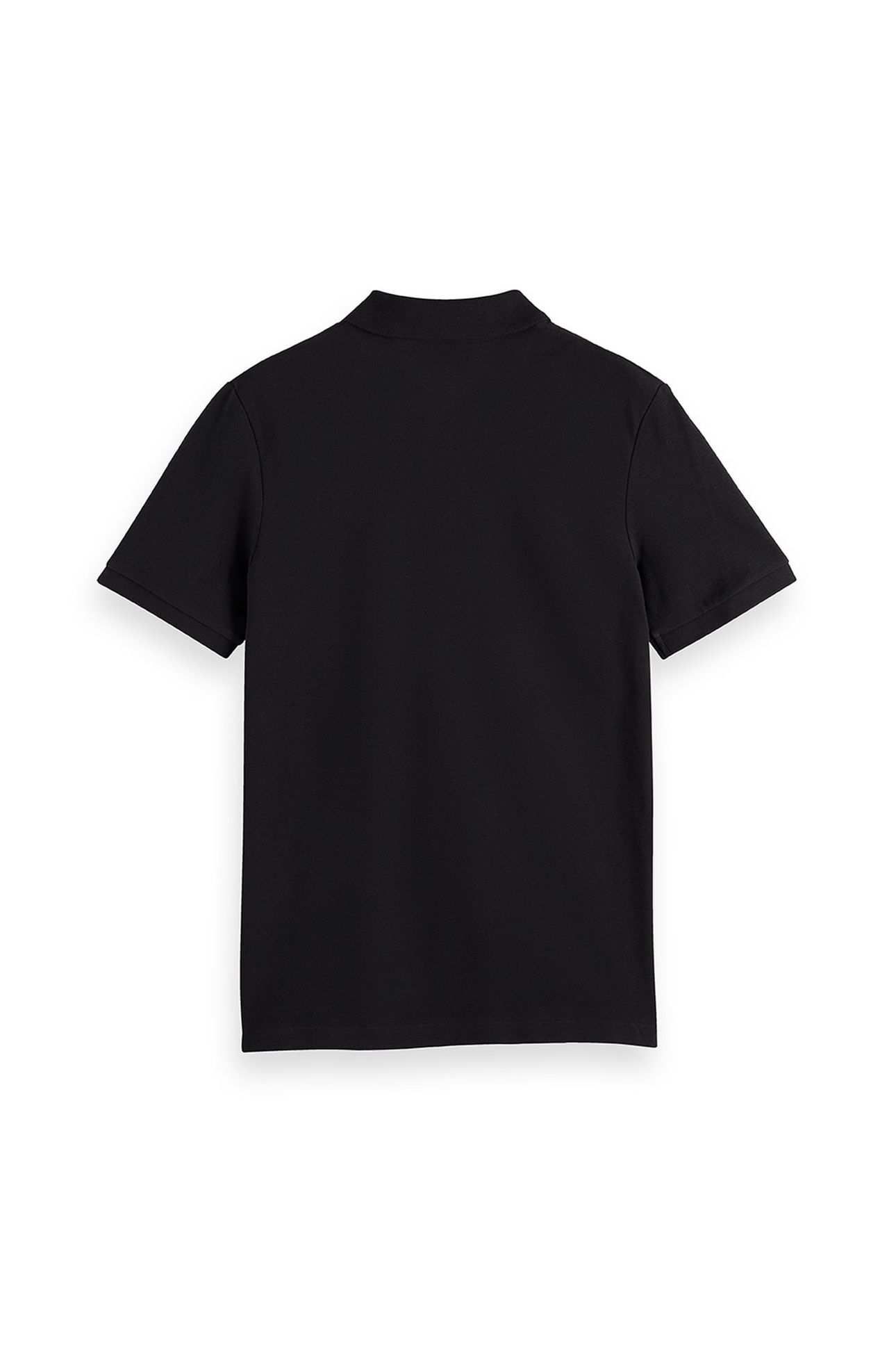 CHEST LOGO REGULAR-FIT PIQUE POLO BLACK 5