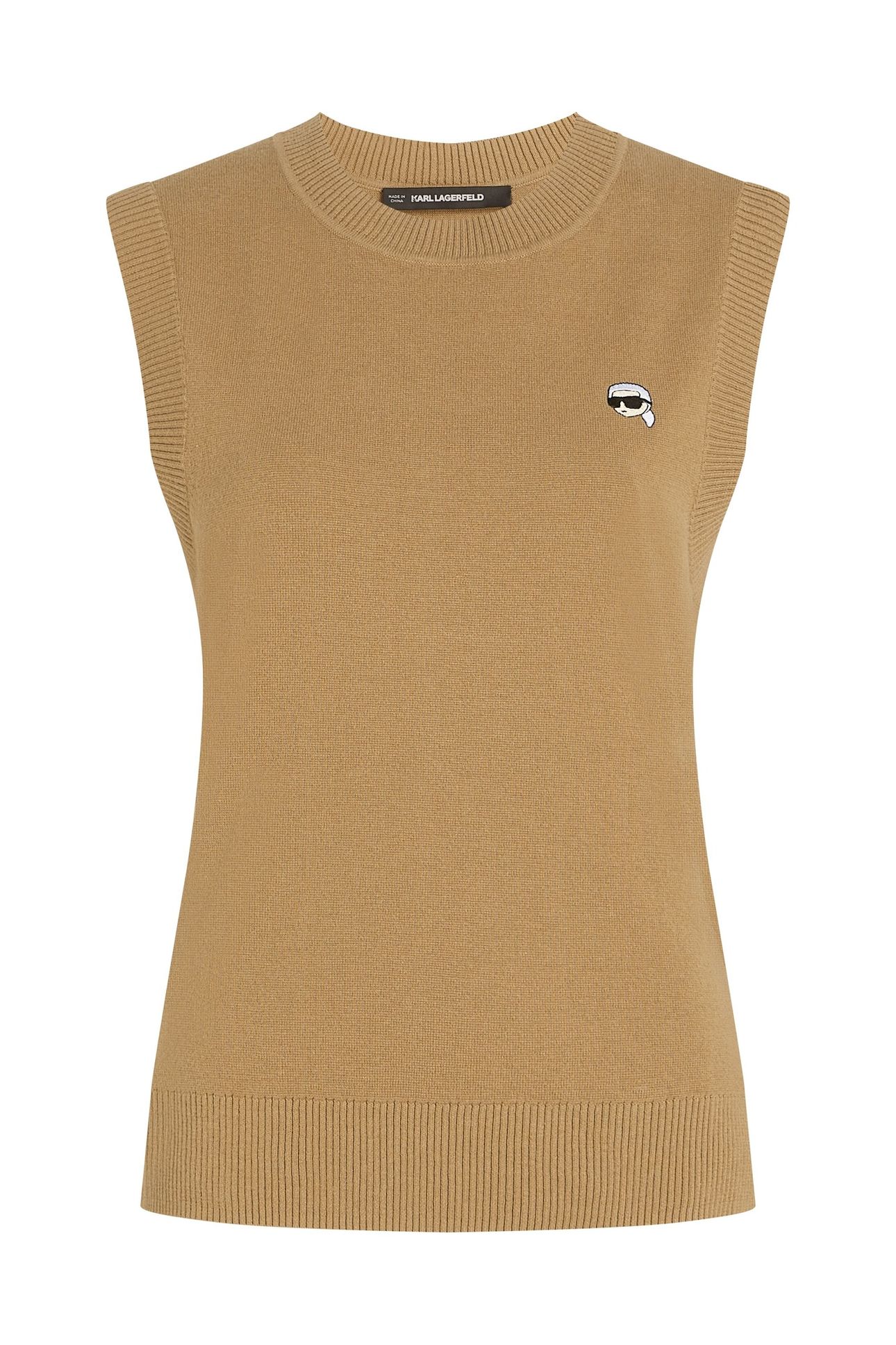 IKON KNIT VEST NOUGAT 4