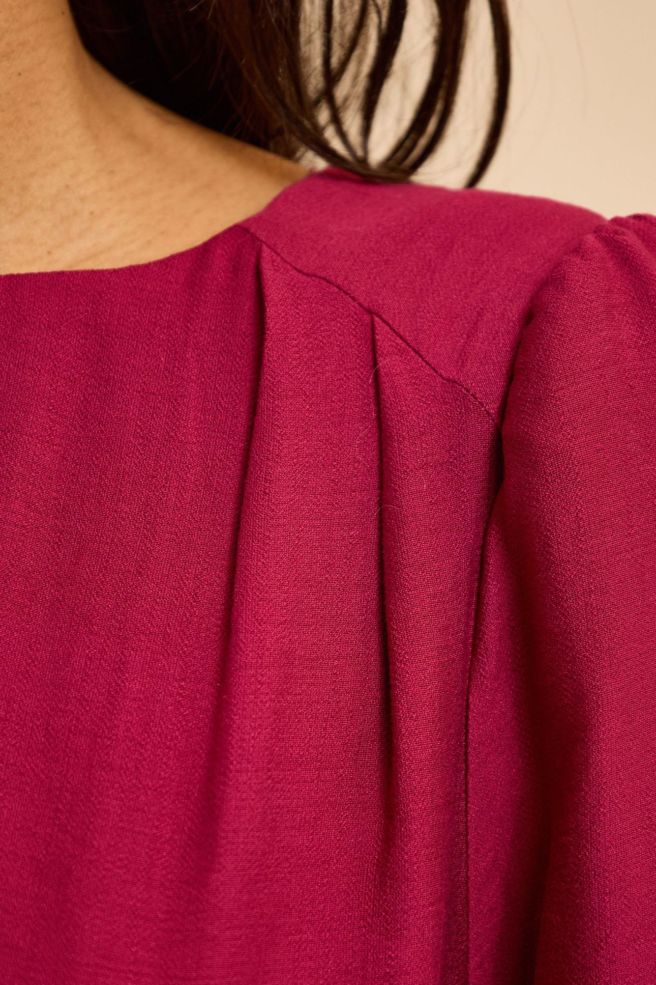 PINK LONG-SLEEVED DRESS TO TIE ON SIDE 6