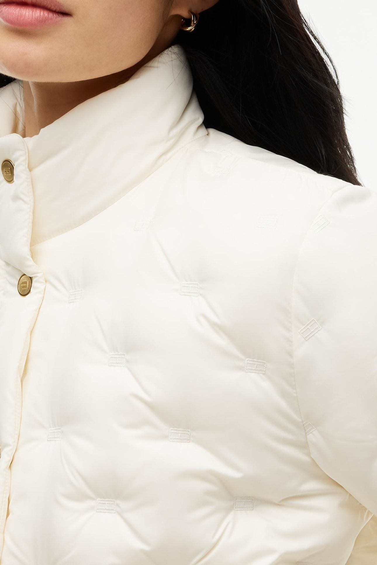LIGHTWEIGHT DOWN FLAG QUILTED JACKET YELLOW 5