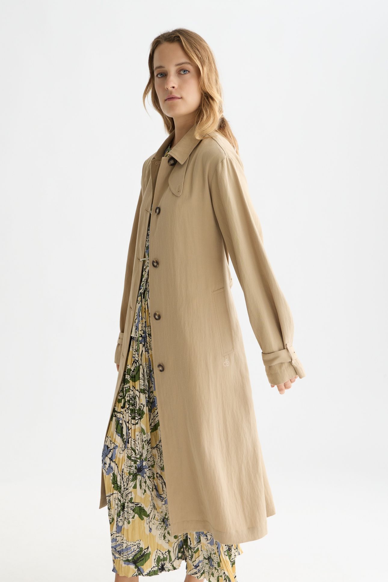 FLOWY TRENCHCOAT TRAVERTINE 6