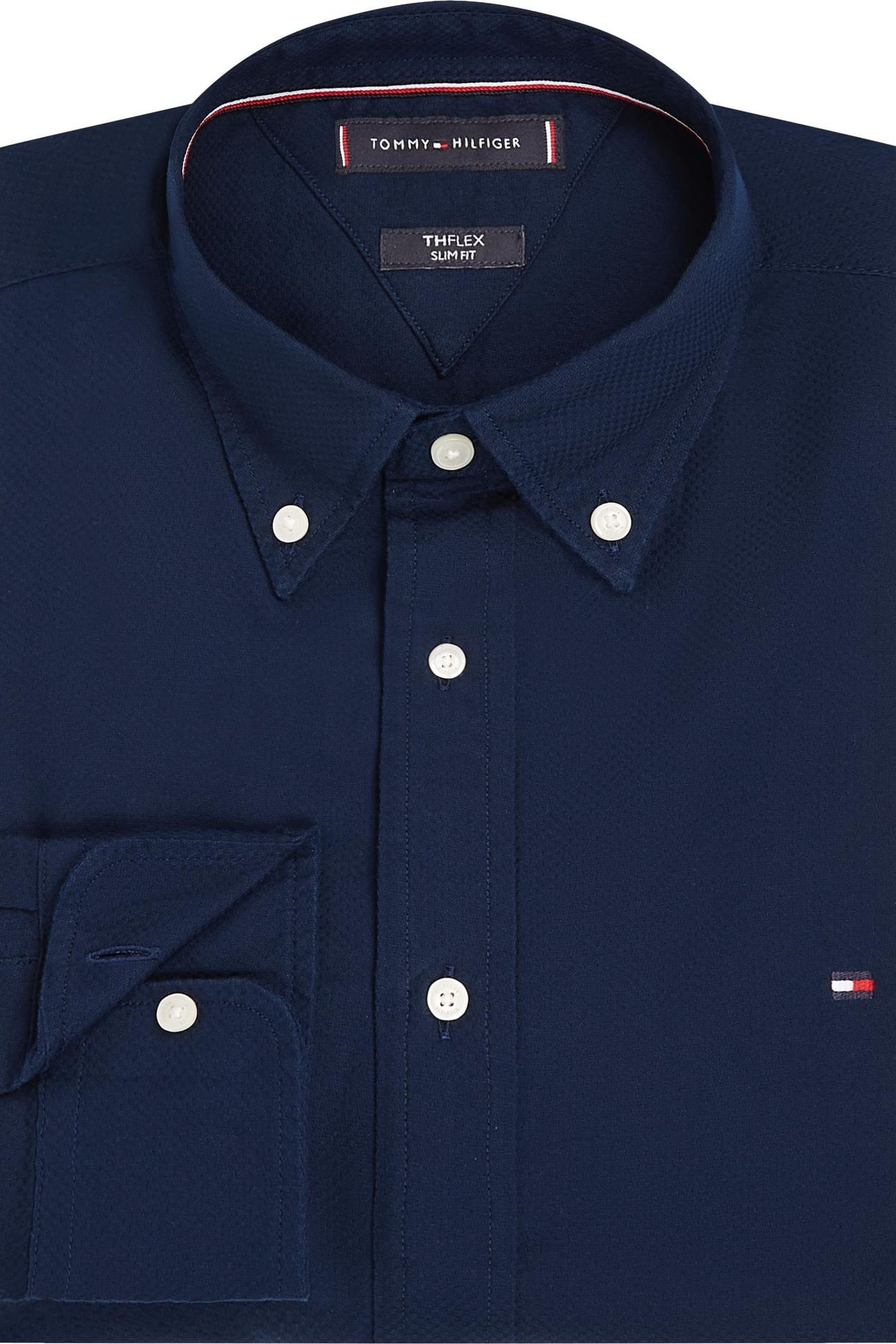 FLEX DOBBY SF SHIRT CARBON NAVY 2