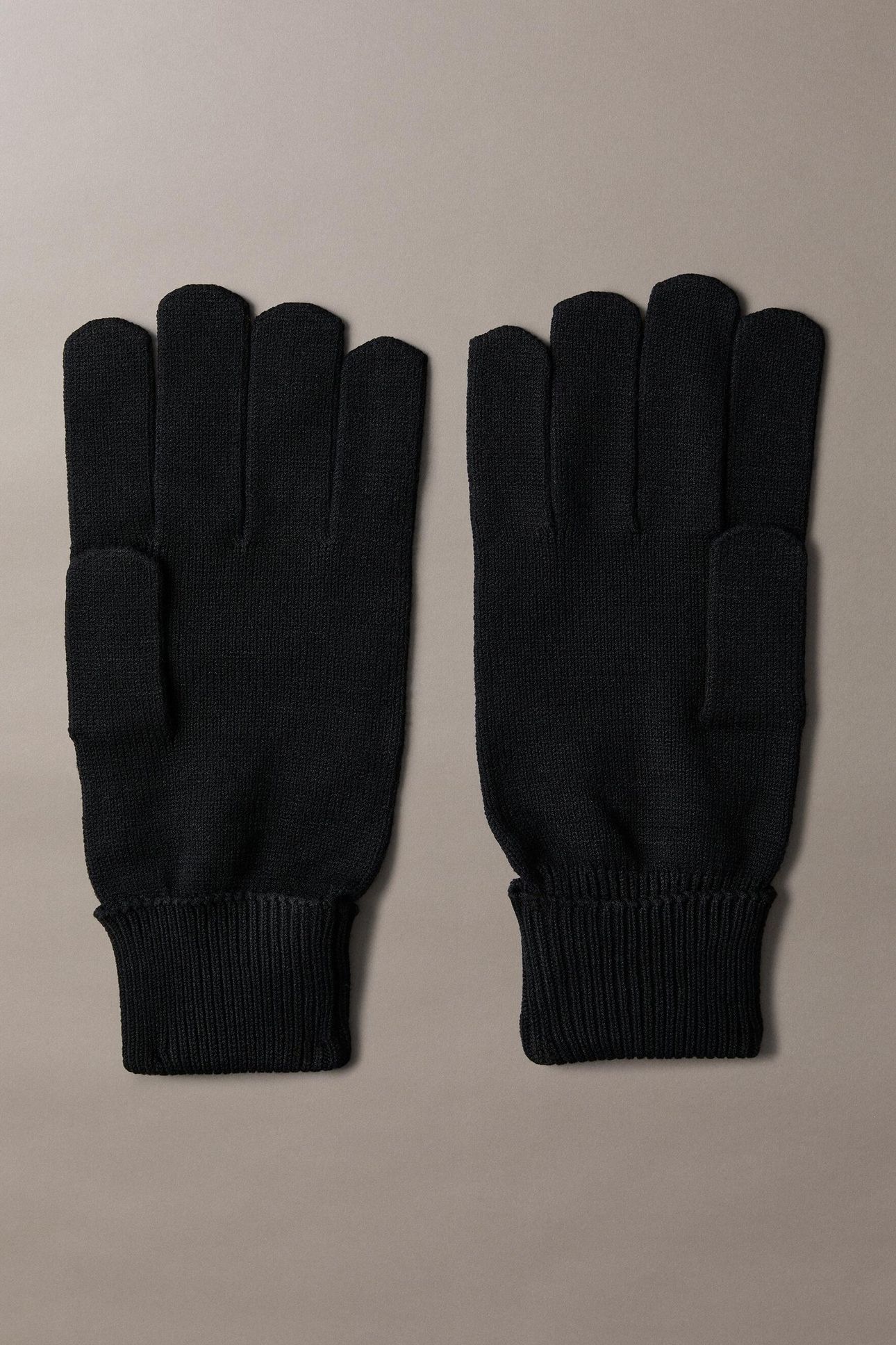 CK FINE RIB GLOVES BLACK 3