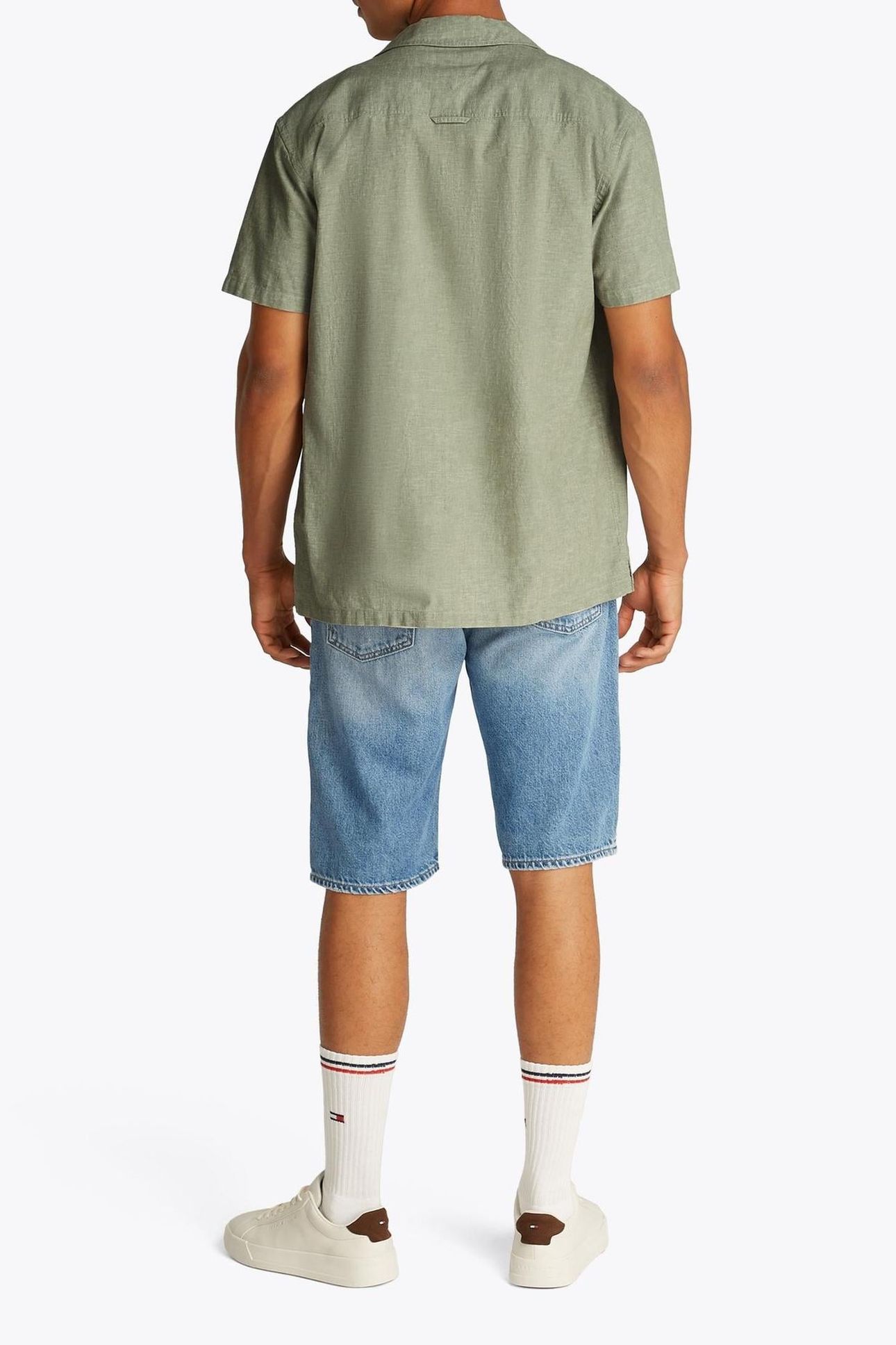 TJM LINEN BLEND CAMP ARUBA GREEN 2