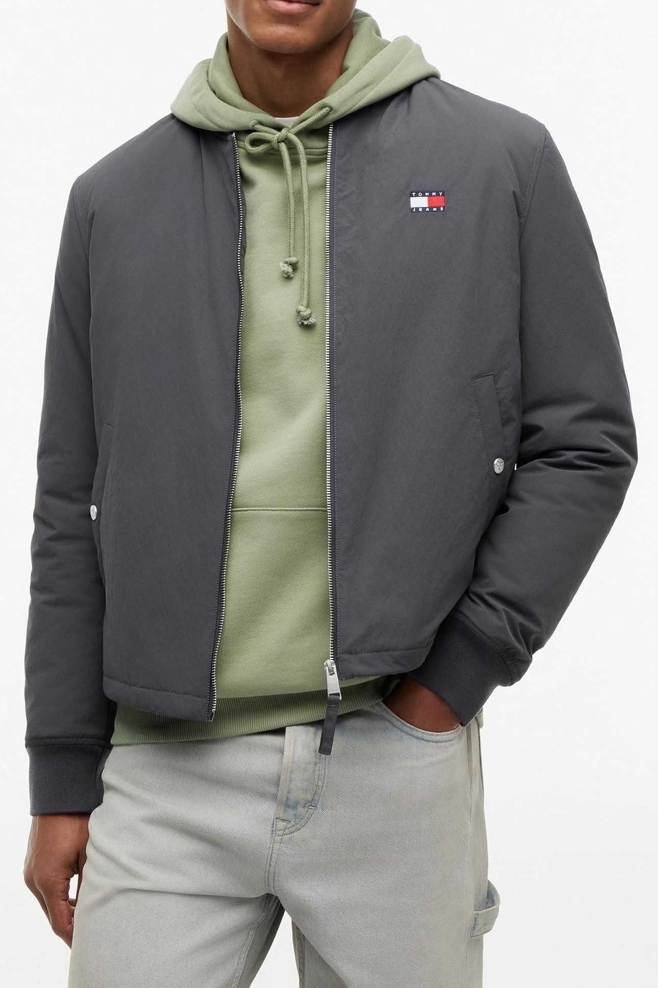 ENTRY BOMBER JACKET GREY 1