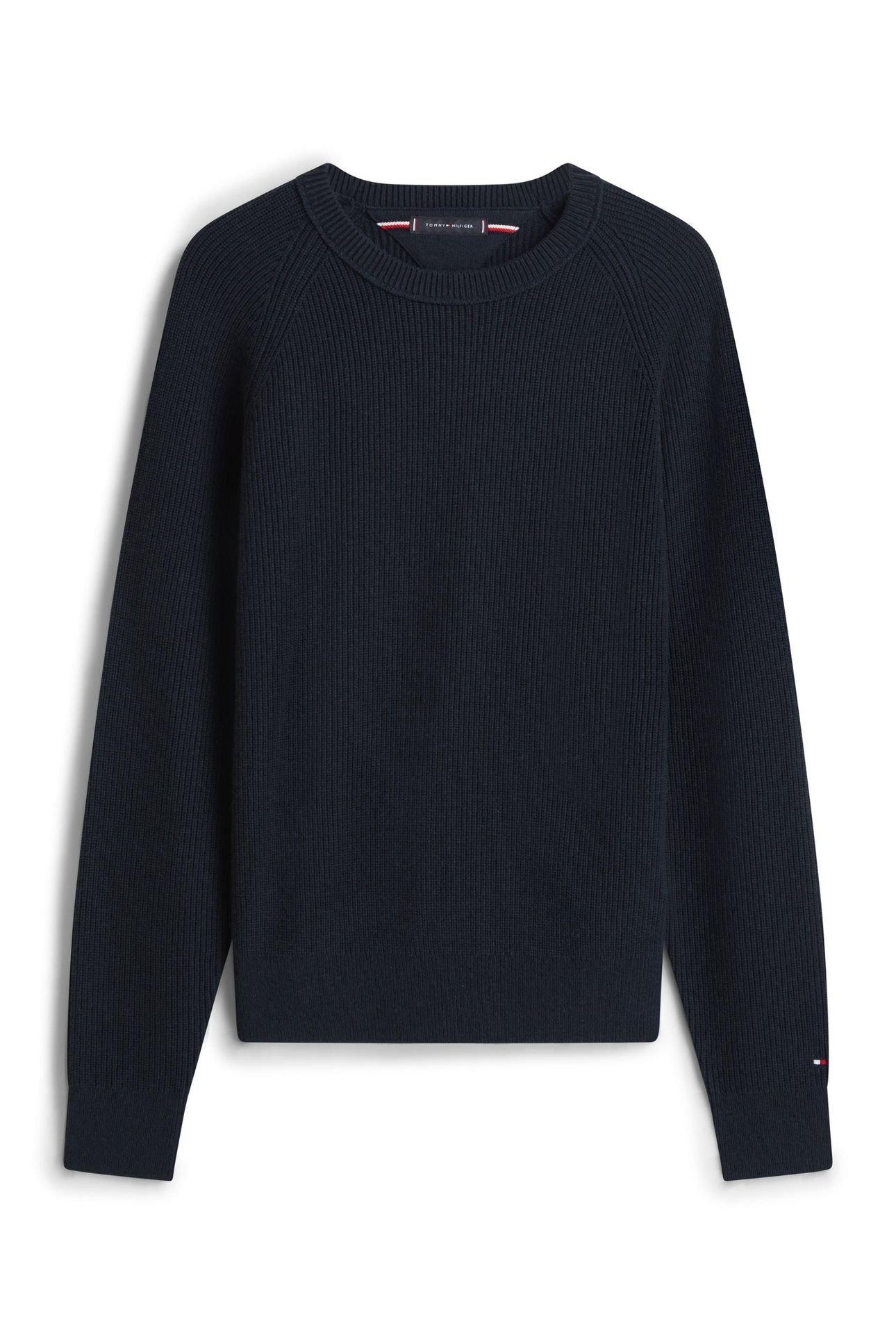 FISHERMAN RIB CREW NECK DARK NIGHT NAVY 5