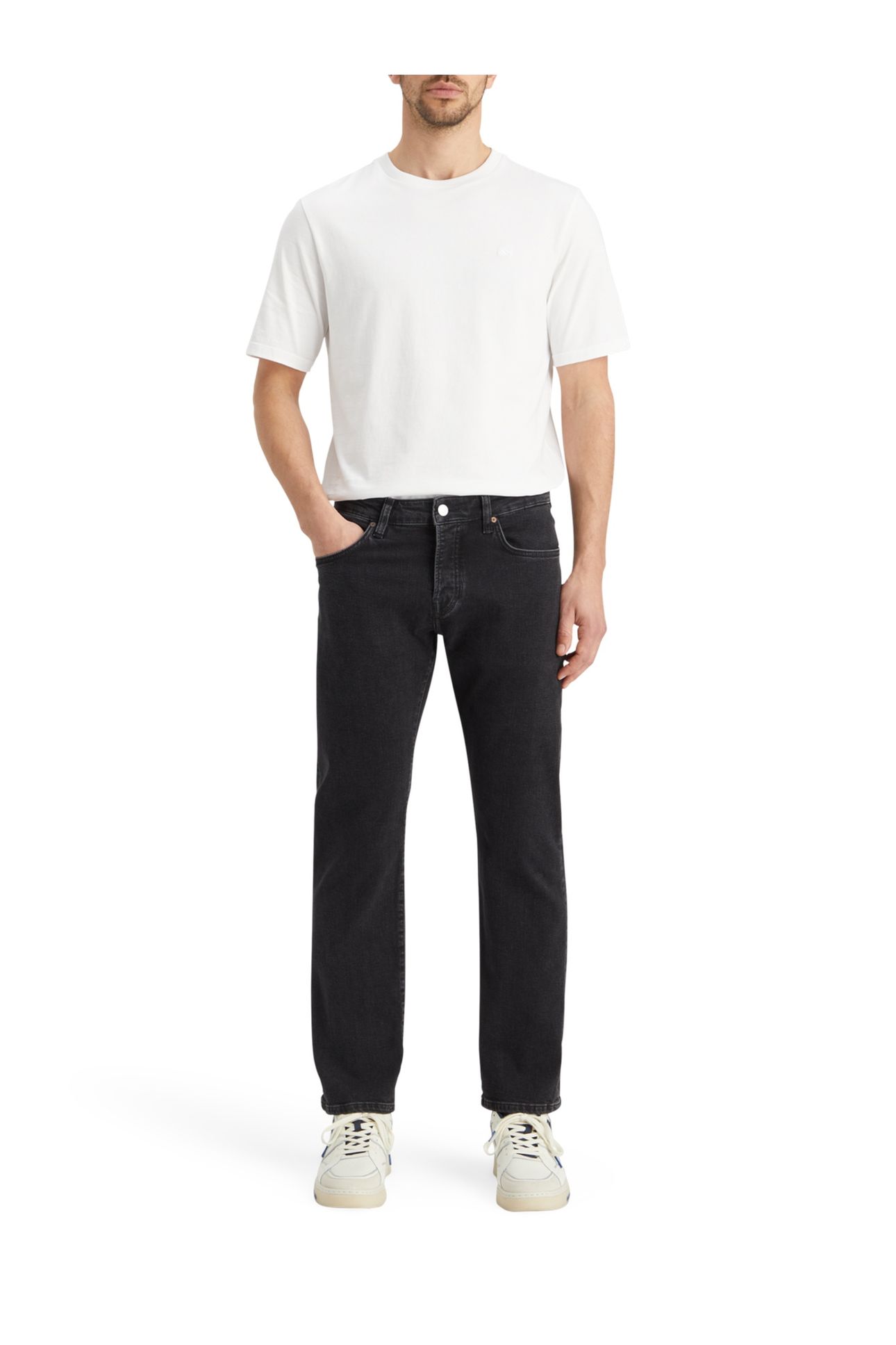 CORE THE ZEE STRAIGHT JEANS CITY BLACK DARK GREY 4