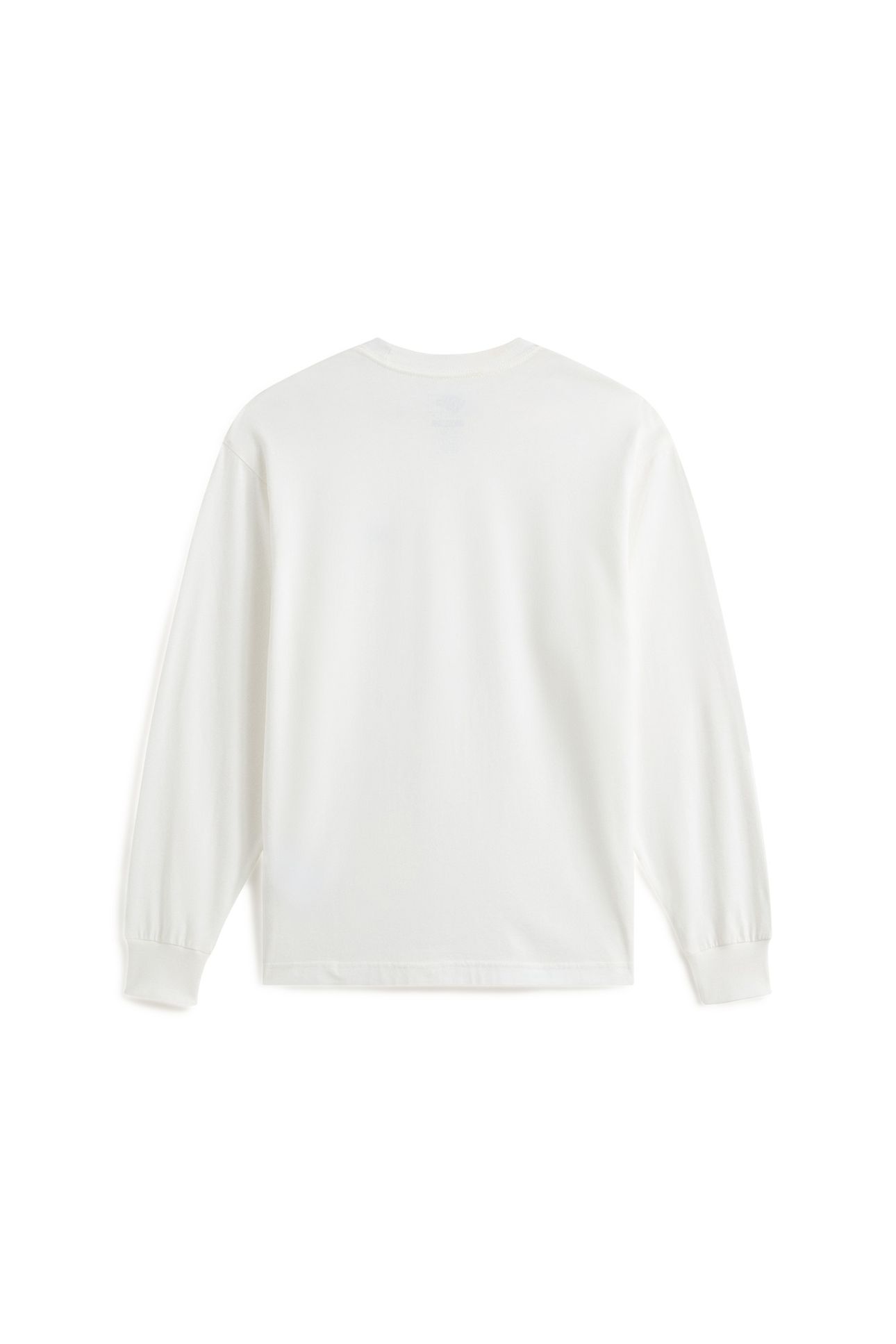 LEFT CHEST II LOOSE LS TEE WHITE 3
