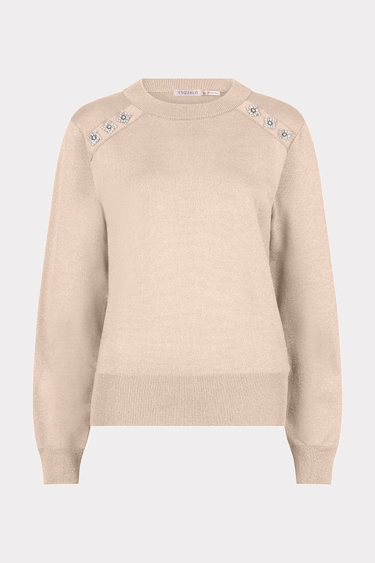 SWEATER ROUNDED NECK LUREX CANDY 1