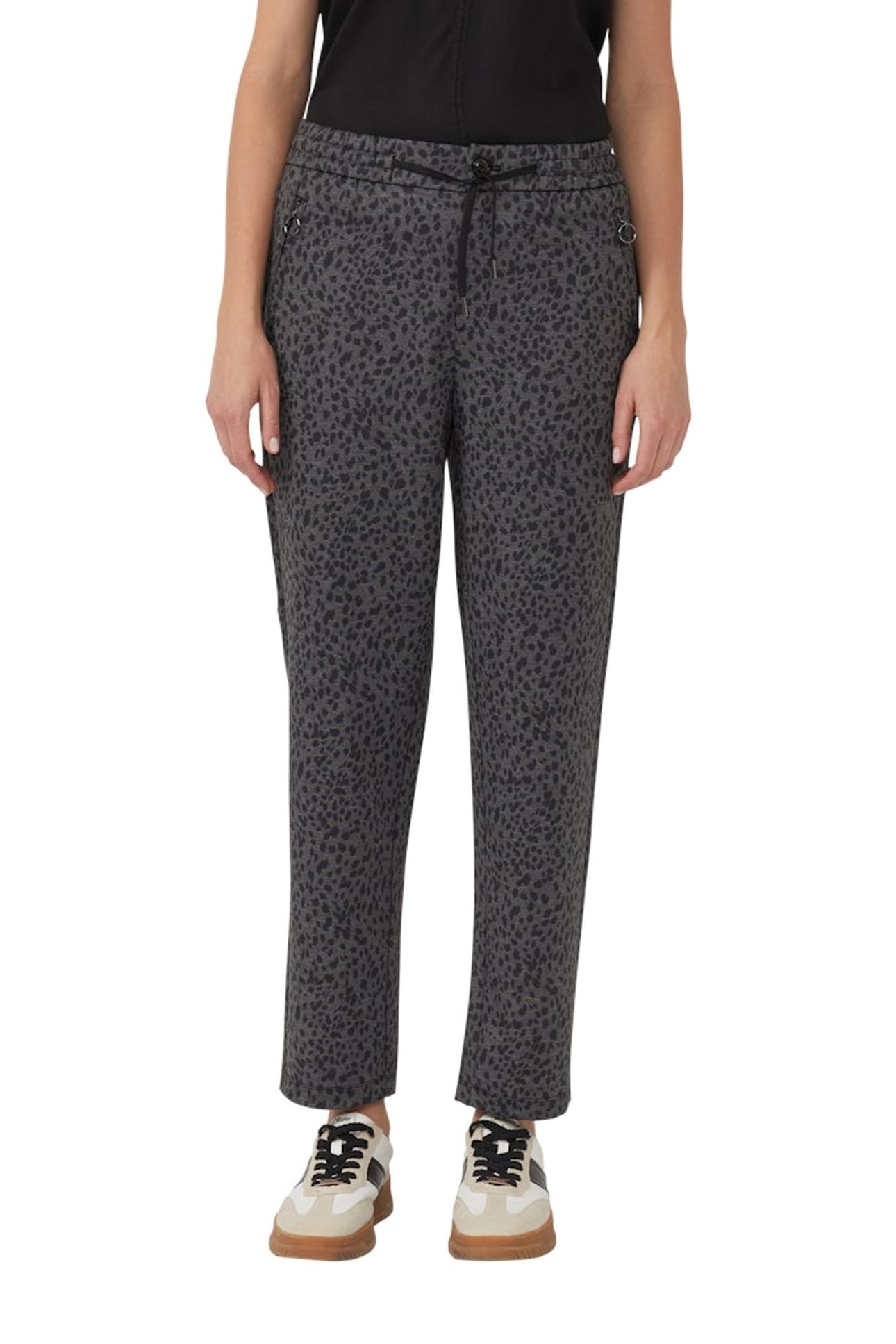 S.OLIVER PANTS BLACK 1
