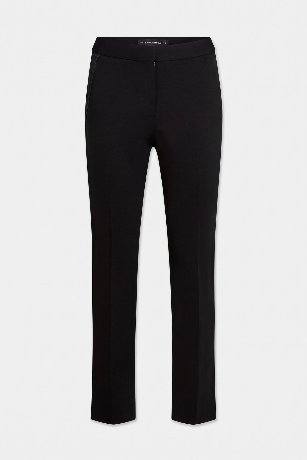 PUNTO PANTS WITH SLITS BLACK 6