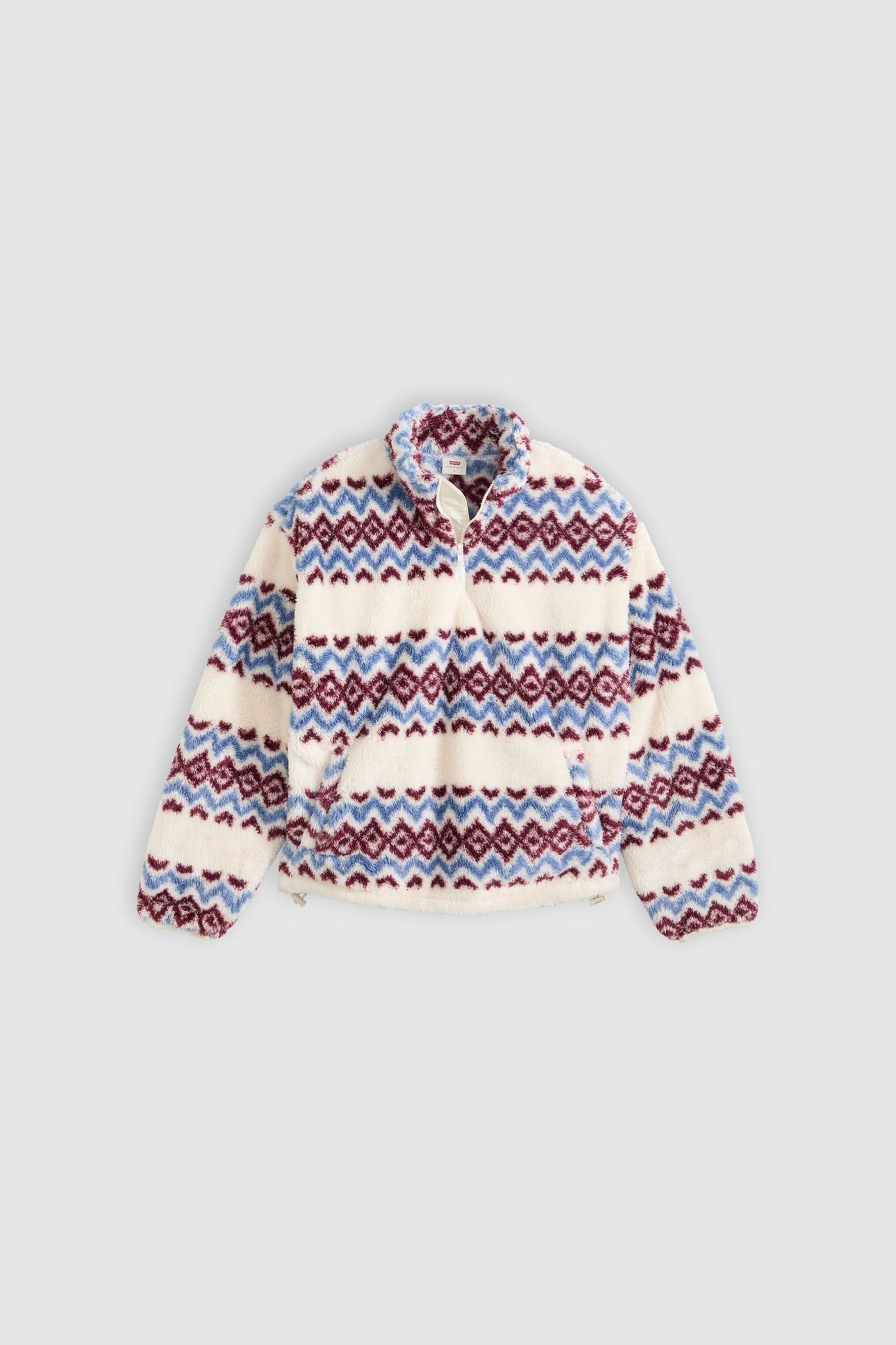 GEMMA SHERPA 1/4 ZIP SWEATSHIRT 4
