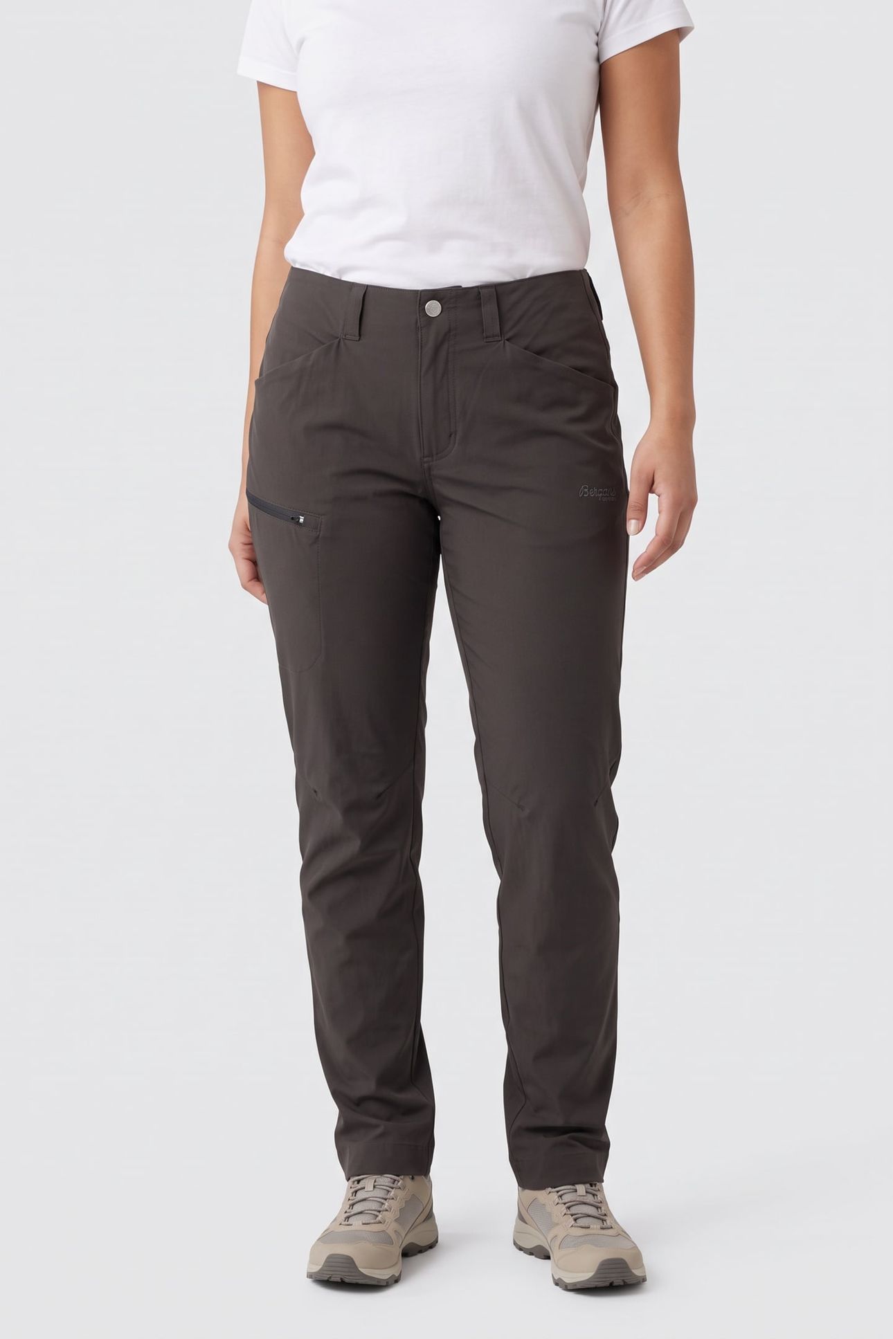 UTNE V5 W PANTS SOLID CHARCOAL 1