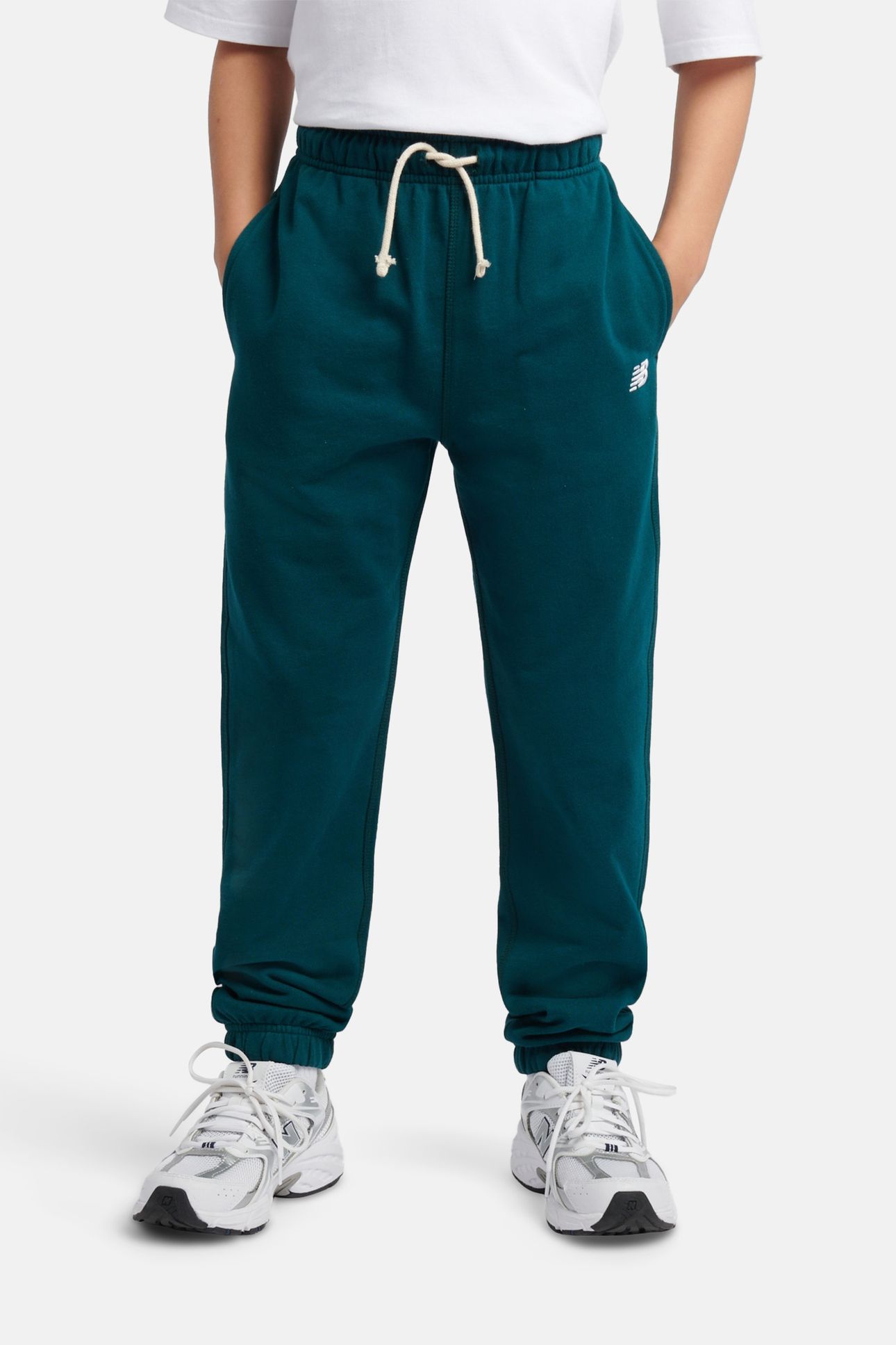 GRADE BOYS FRENCH TERRY SMALL LOGO JOGGER MEDUSA GREEN 1