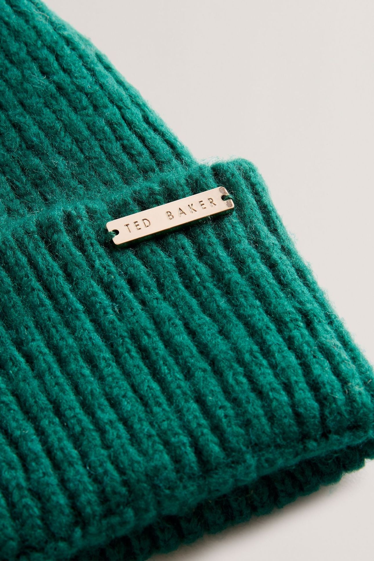 LIDIAAS KNITTED RIBBED BEANIE HAT GREEN 2
