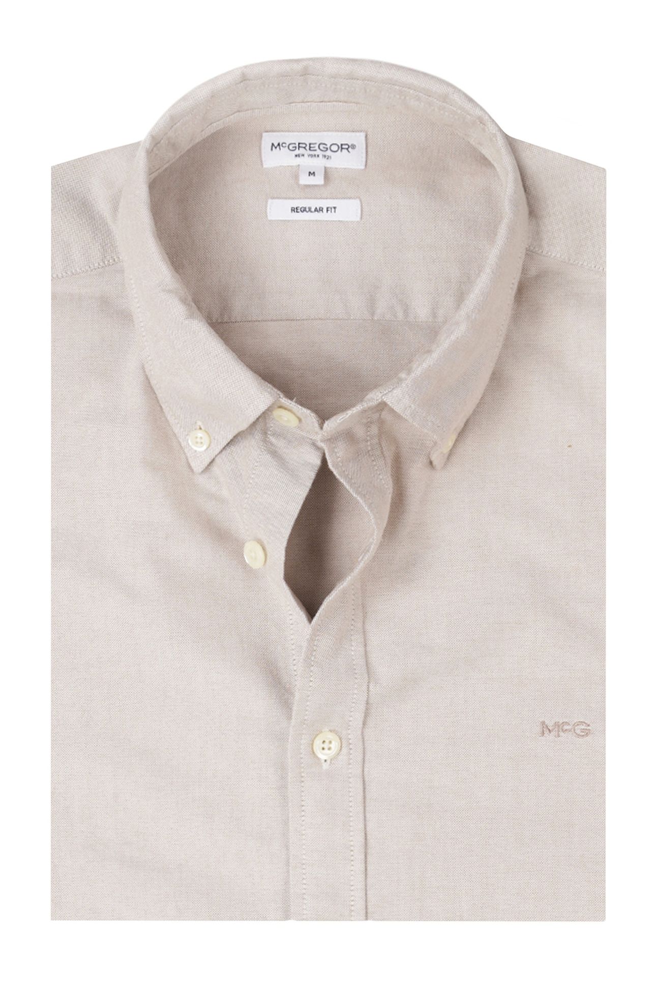 OXFORD STRETCH SHIRT SAND 3