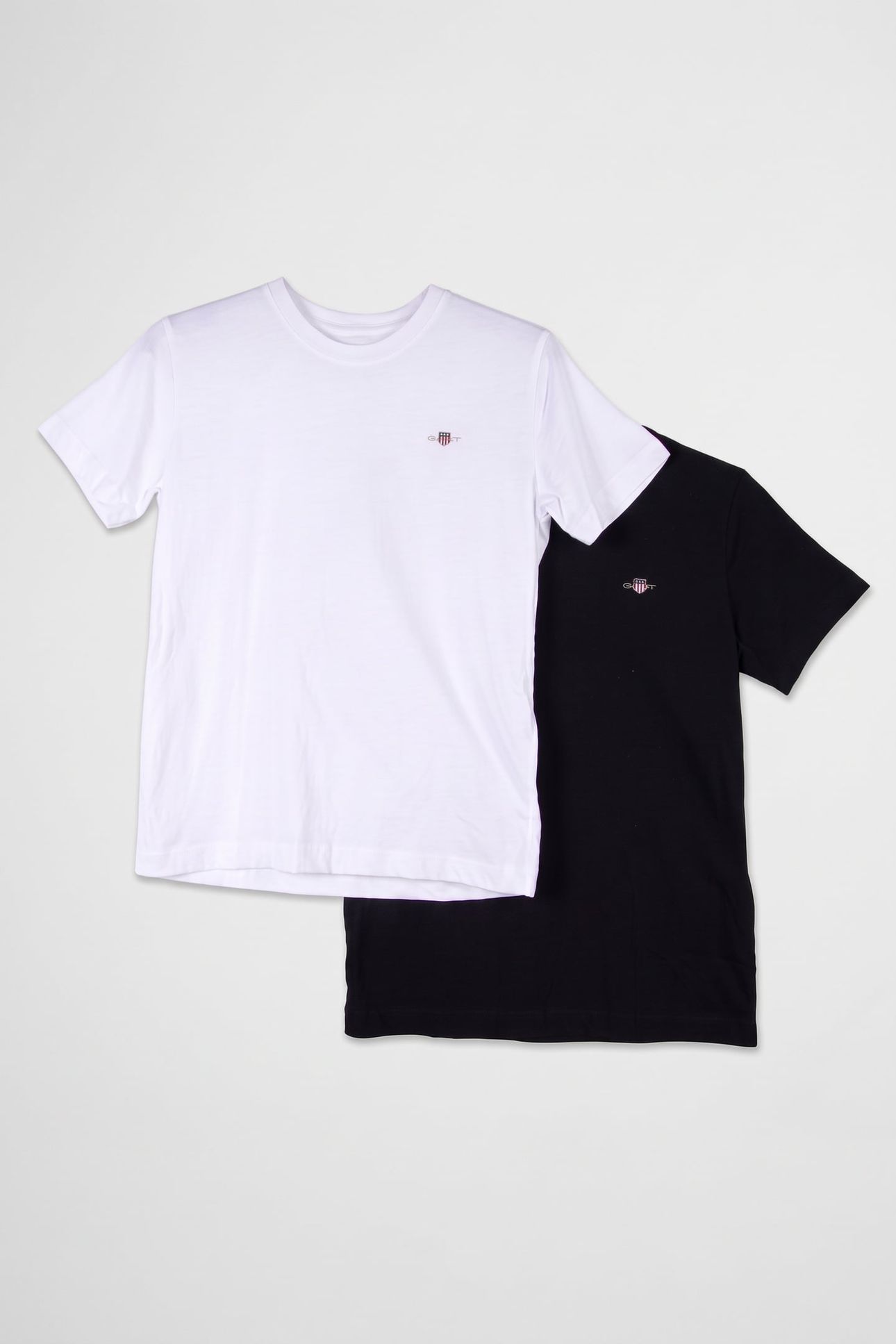 TEEN UNISEX C-NECK T-SHIRT 2-PACK BLACK/WHITE 1