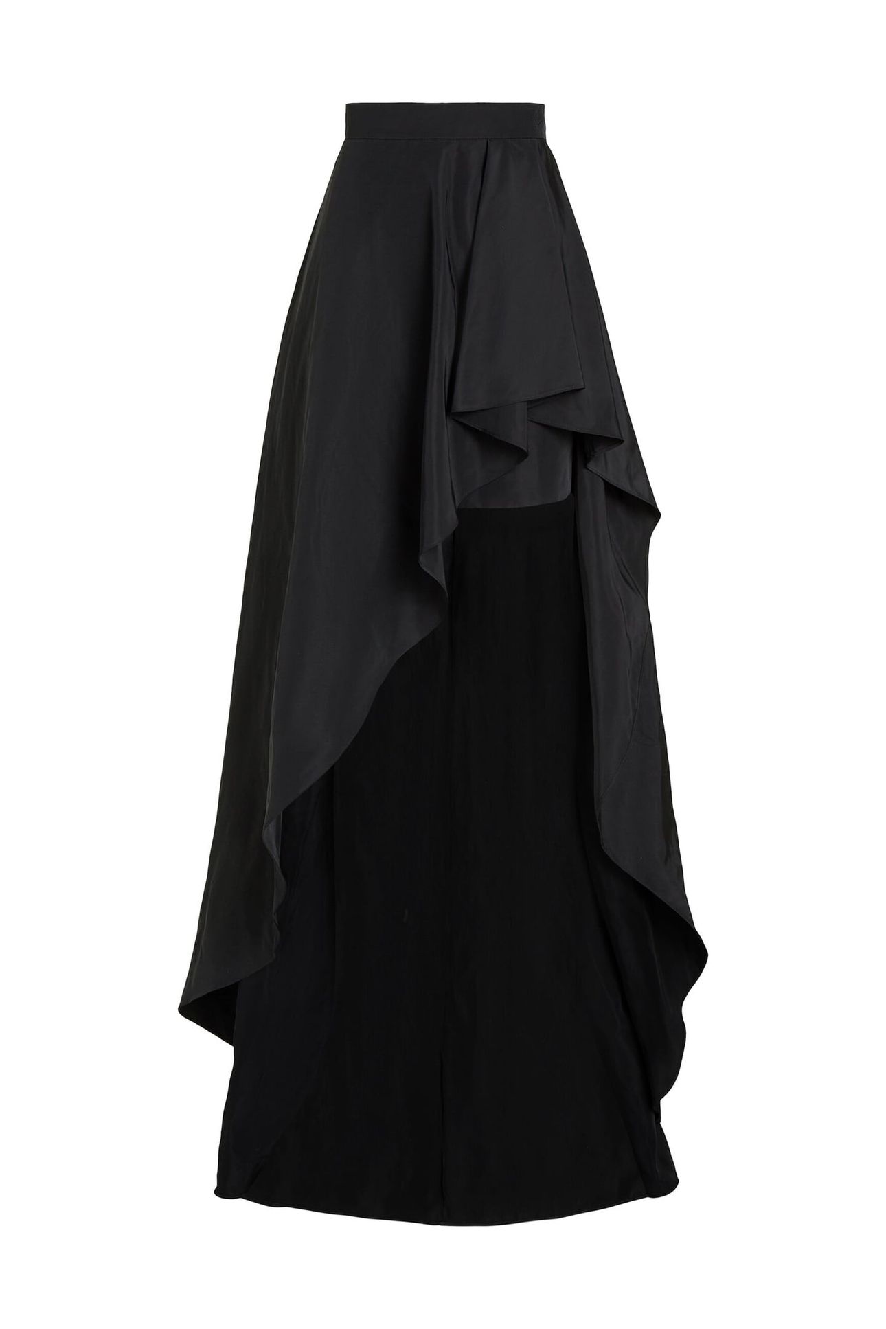 STUDIO RUFFLE SKIRT BLACK 4