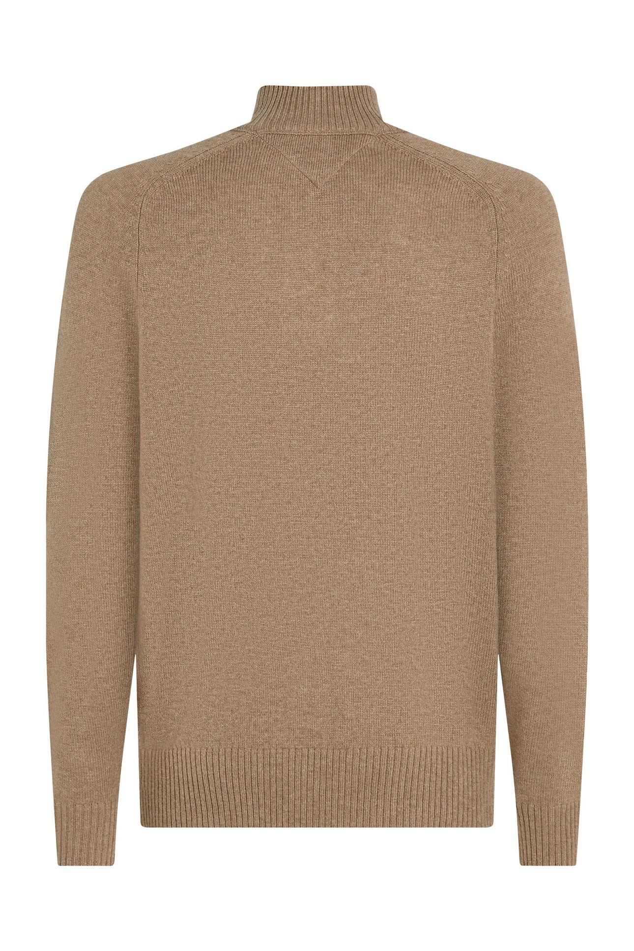 LAMBSWOOL ZIP MOCK SAFARI CANVAS HEATHER 4