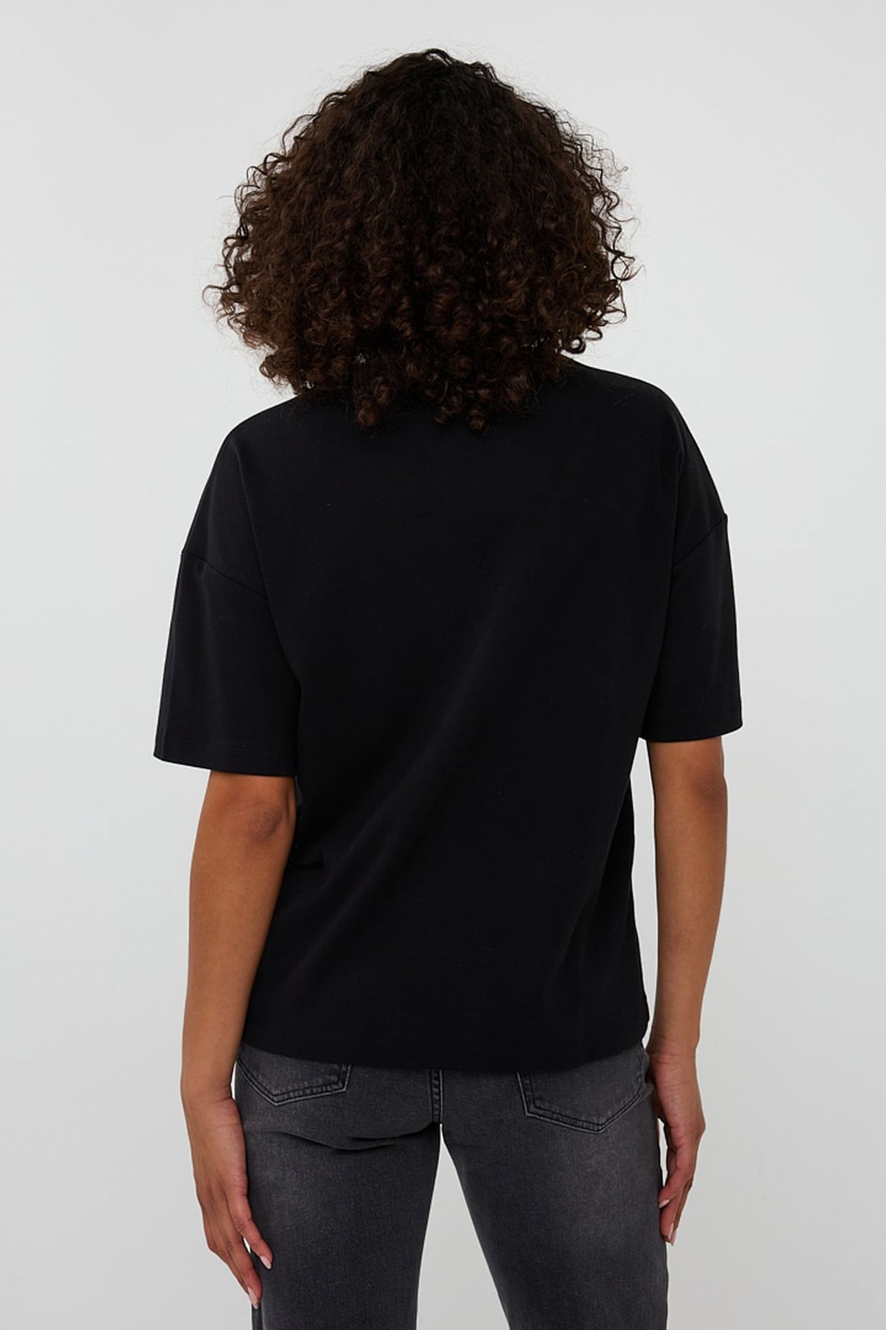 T-SHIRT OVERSIZED BASIC BLACK 3