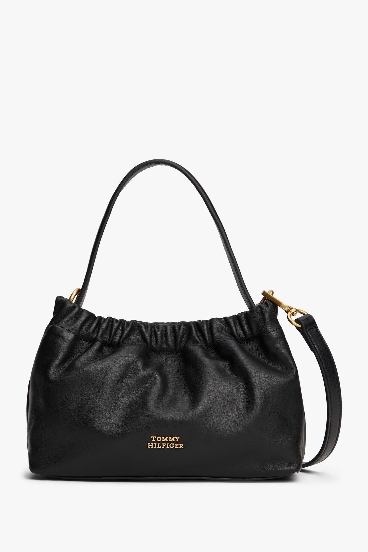SOFT LEATHER MINI CROSSOVER BLACK 1