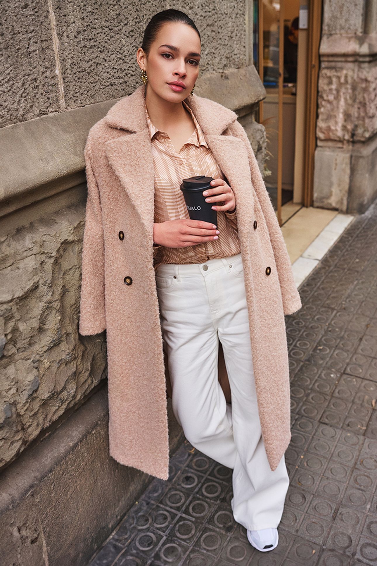 COAT BOUCLE SAND 9
