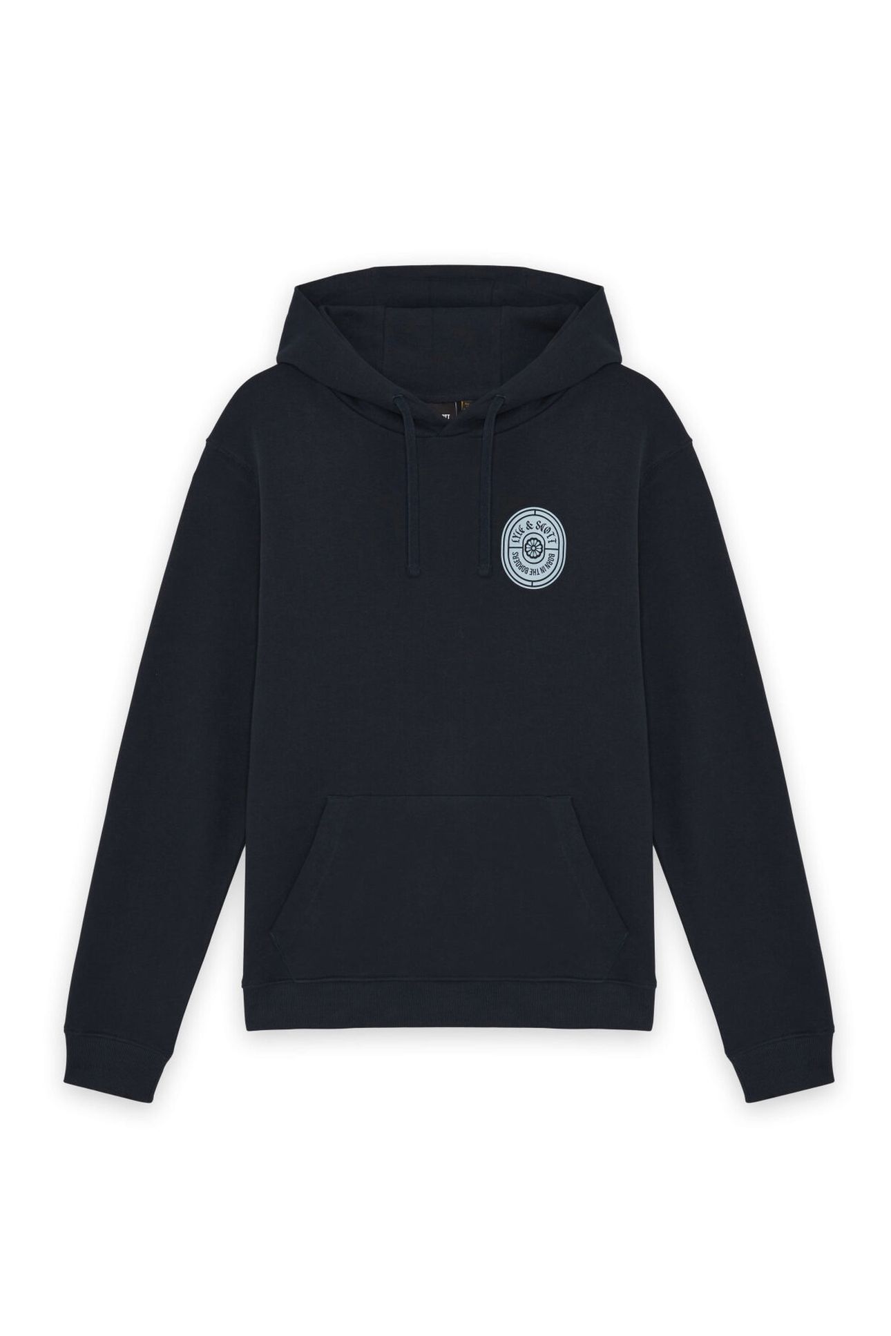 BORDERS LABEL GRAPHIC HOODIE DARK NAVY 4