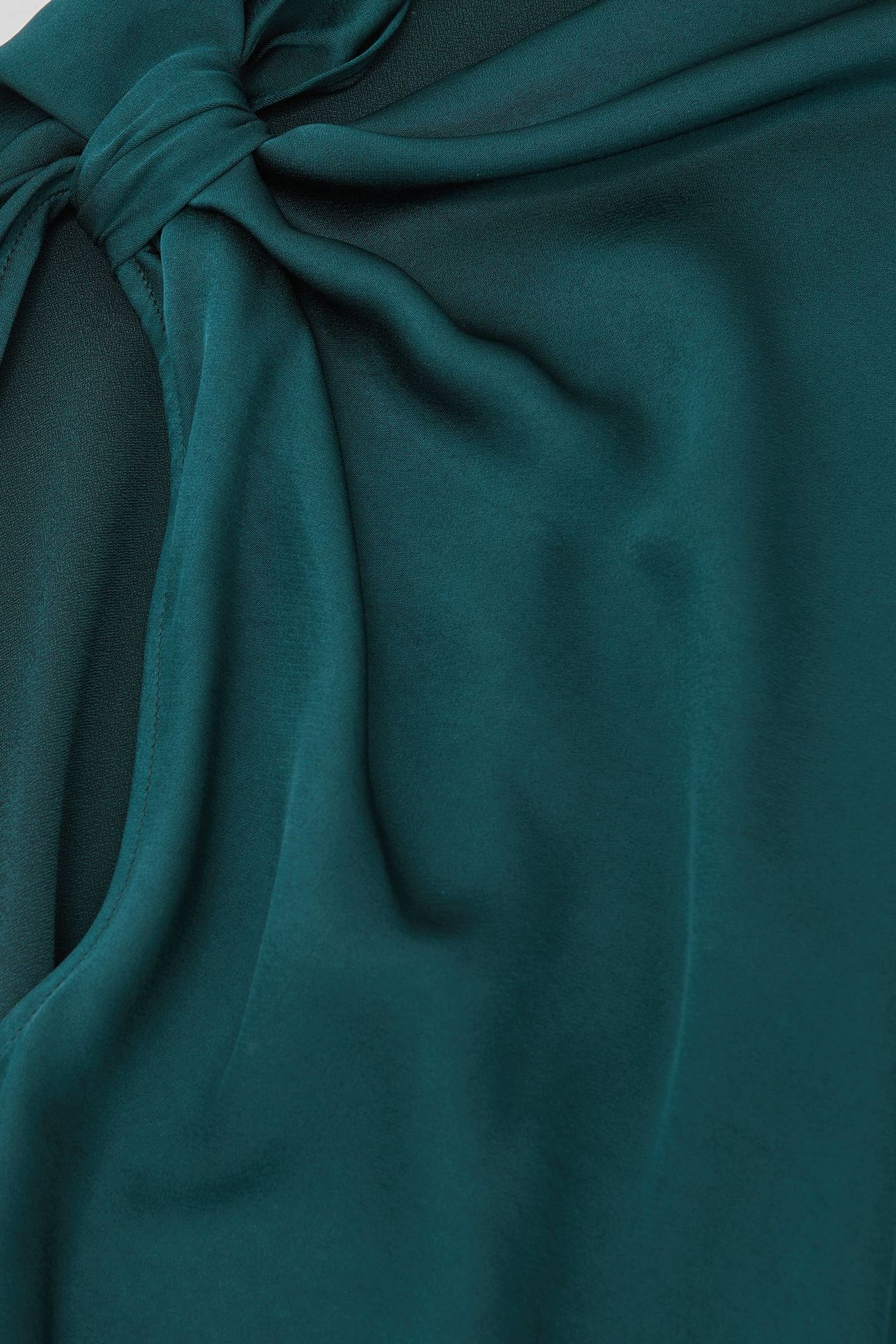 DRAPE MIDI DRESS TEAL GREEN 4
