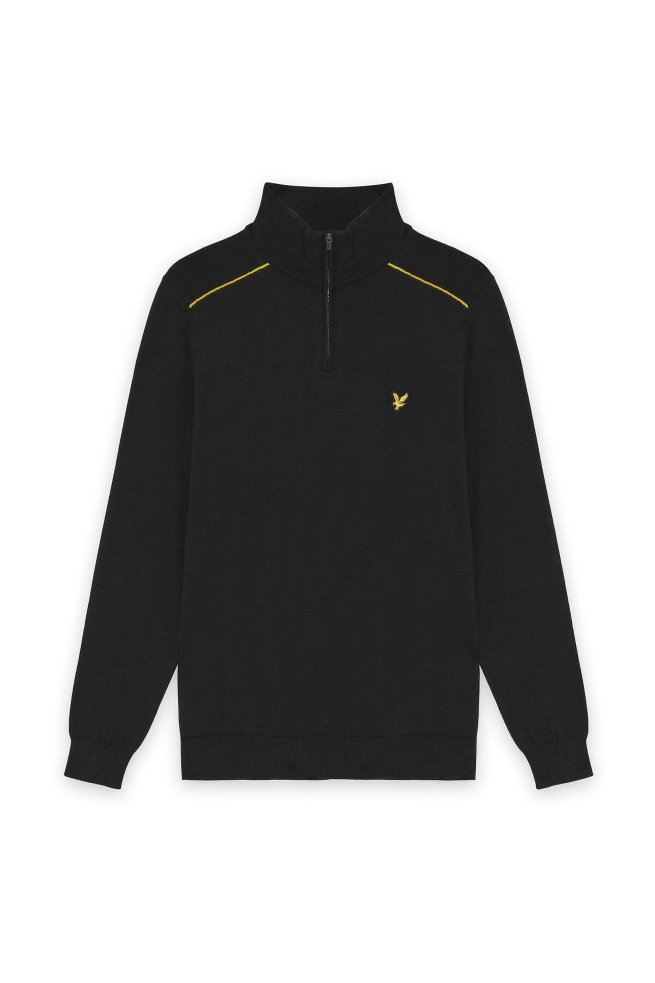 GOLF TIPPED QUARTER ZIP JUMPER JET BLACK 4