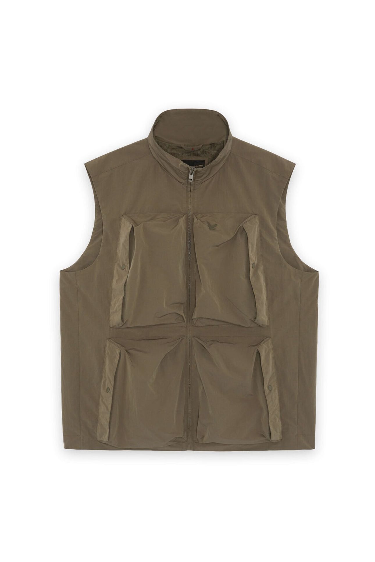 LIGHTWEIGHT RIPSTOP GILET KHAKI ASH 4